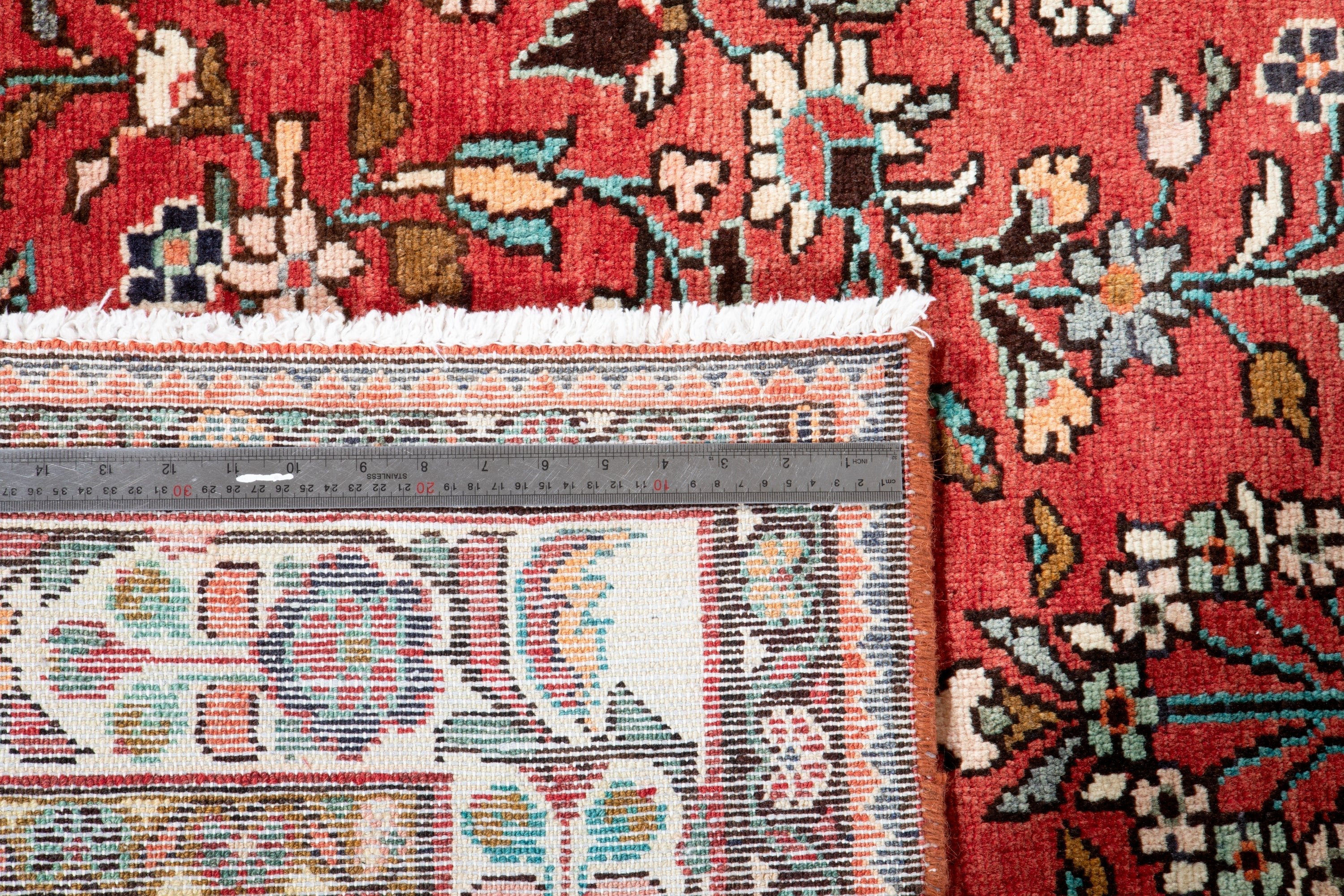 Hand-Knotted Vintage Wool Area Rug – 10' 5" x 5' (317 x 154cm) - Yasi & Fara