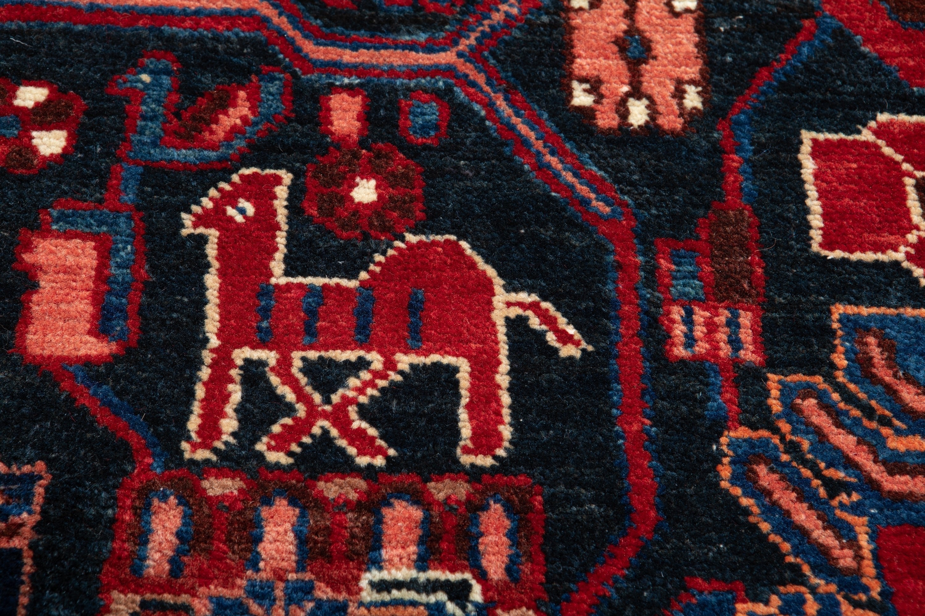 Hand-Knotted Vintage Wool Area Rug – 10' 4" x 5' 2" (316 × 158 cm) - Yasi & Fara