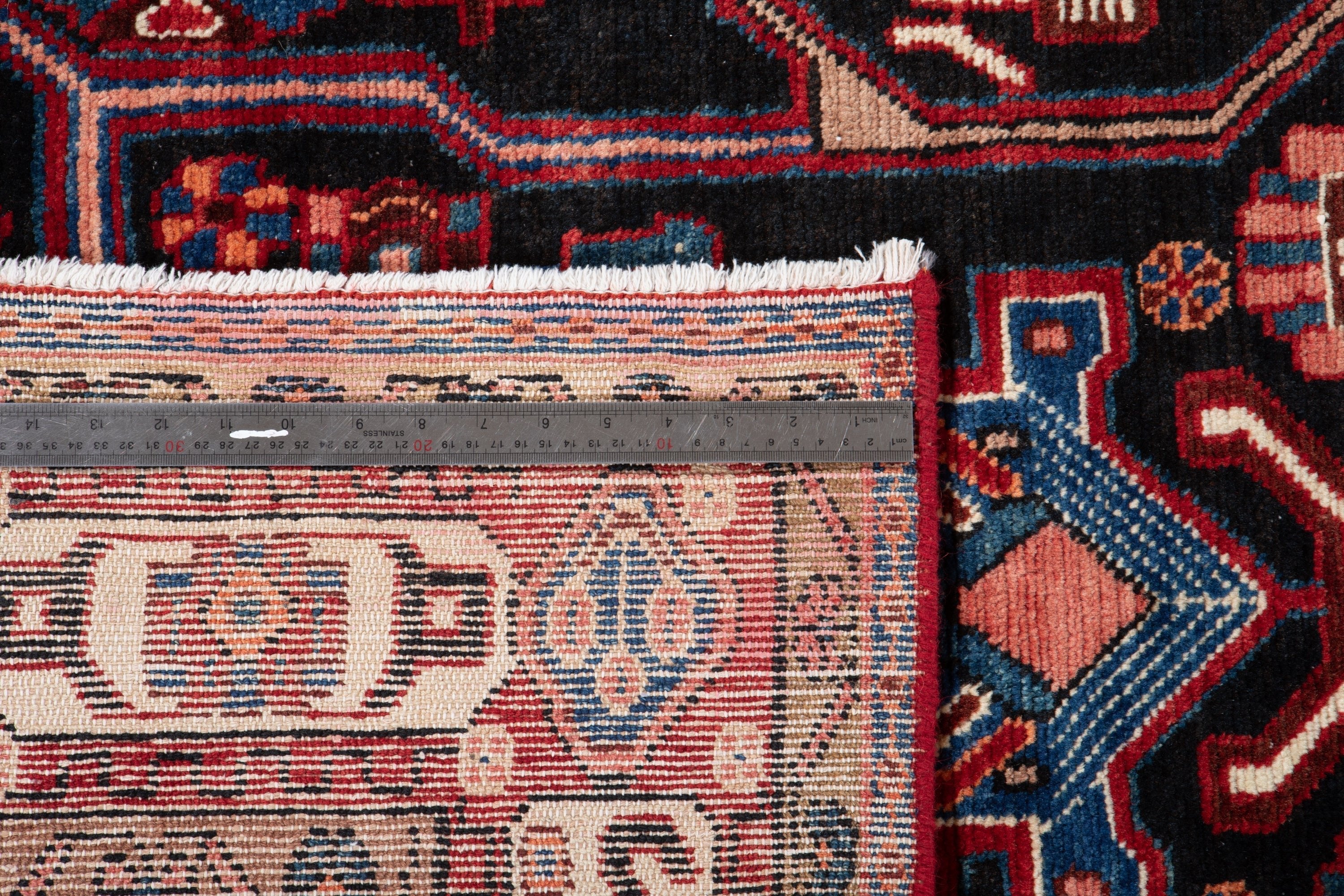 Hand-Knotted Vintage Wool Area Rug – 10' 4" x 5' 2" (316 × 158 cm) - Yasi & Fara