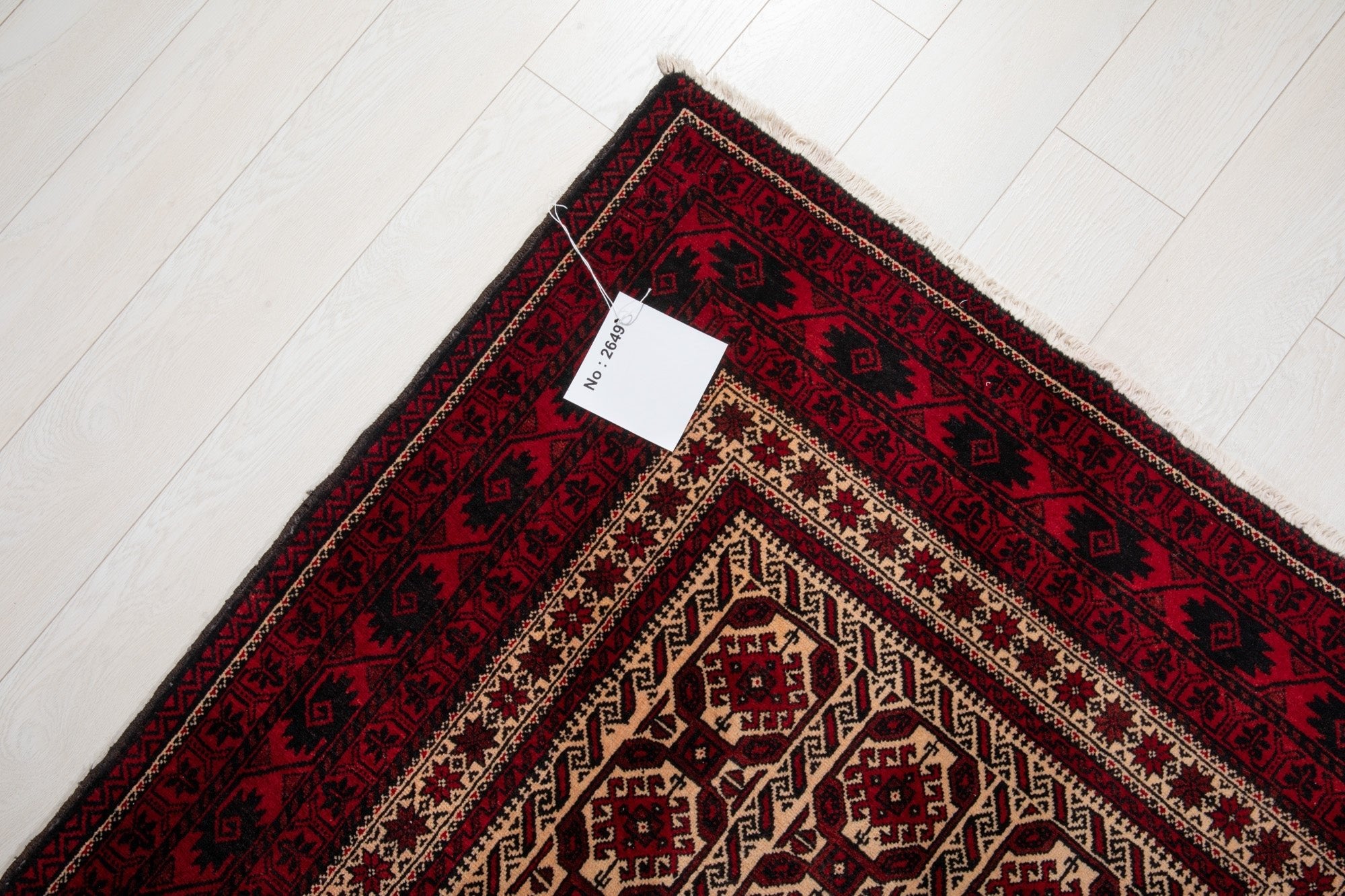 Hand-Knotted Vintage Wool Area Rug – 6' 11" x 3' 8 (211 x 112 cm) - Yasi & Fara