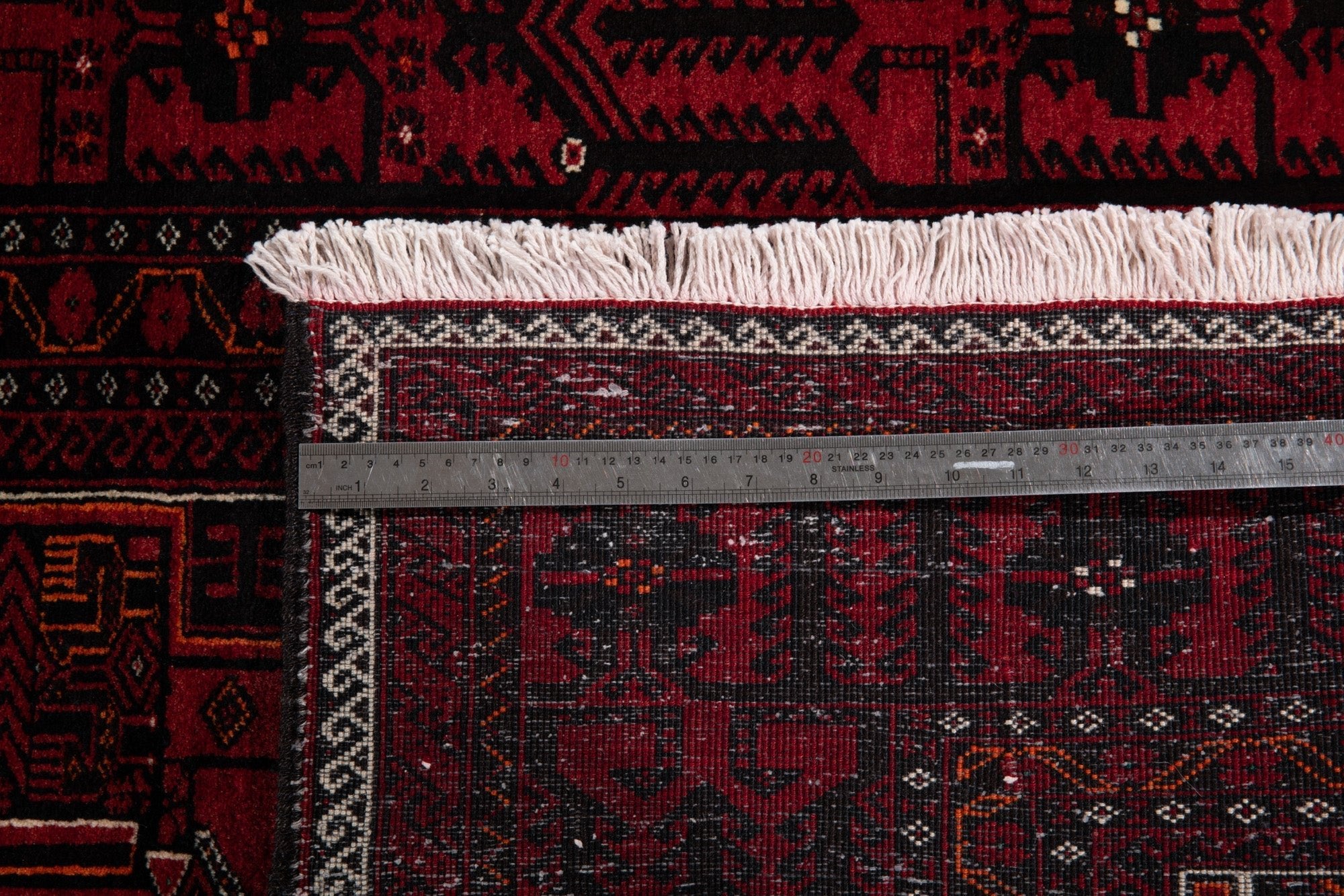 Hand-Knotted Vintage Wool Area Rug – 6' 6" x 3' 5" (199 x 104 cm) - Yasi & Fara