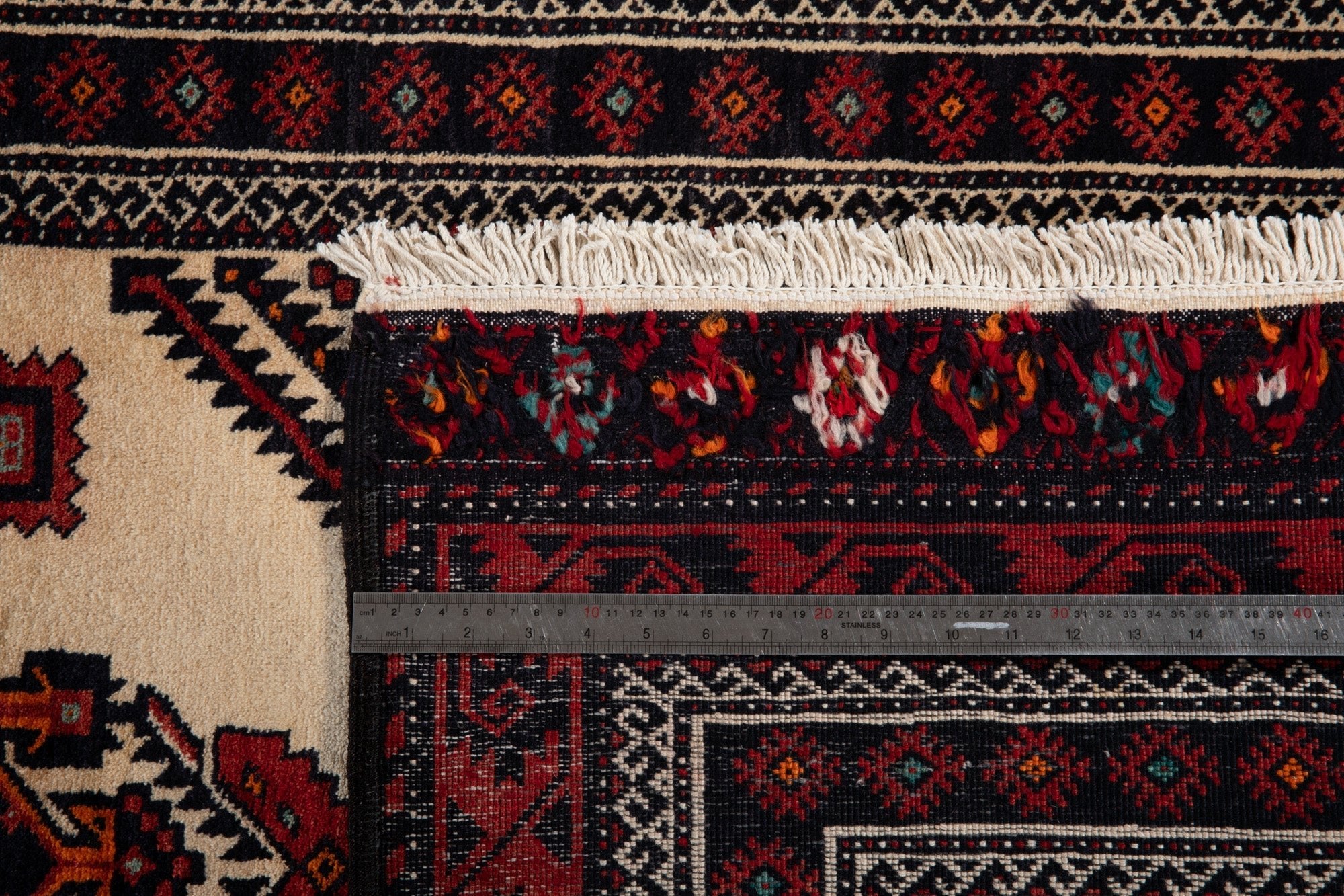Hand-Knotted Vintage Wool Area Rug – 6' 3" x 3' 5" (191 x 105 cm) - Yasi & Fara
