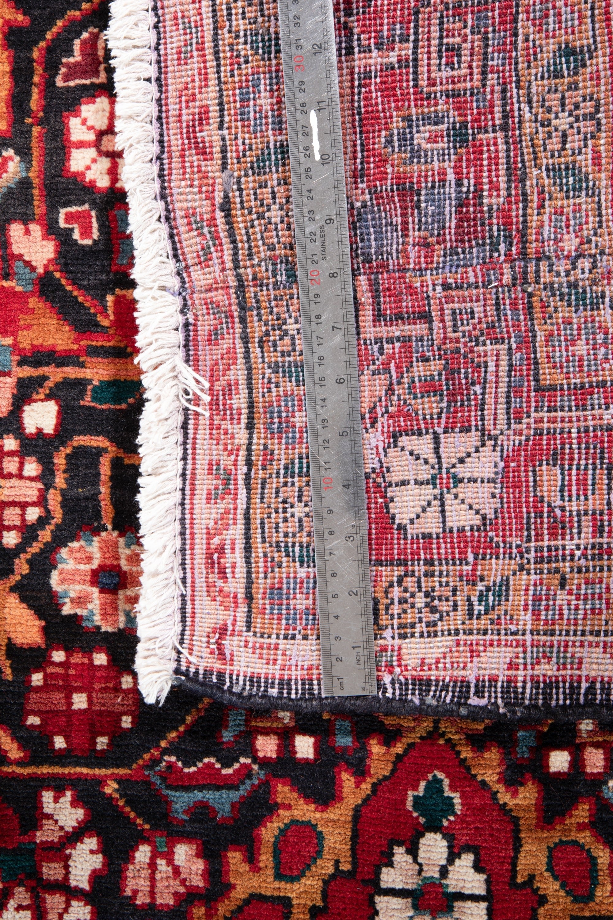 Hand-Knotted Vintage Wool Area Rug – 6' 11" x 4' 4" (210 x 133 cm) - Yasi & Fara
