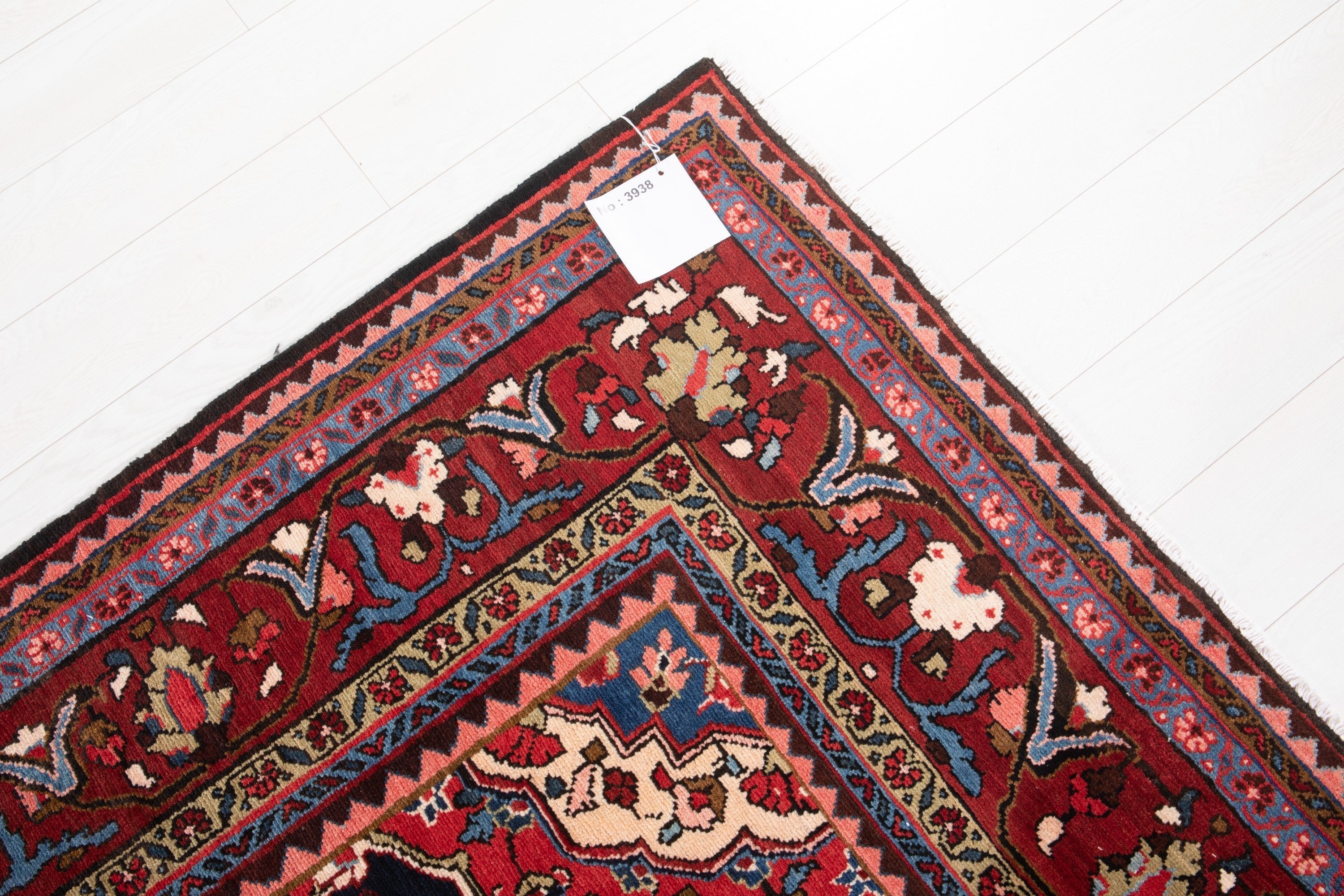 Hand-Knotted Vintage Wool Large Area Rug – 10' 8" x 7' 3" (325 x 222 cm) - Yasi & Fara