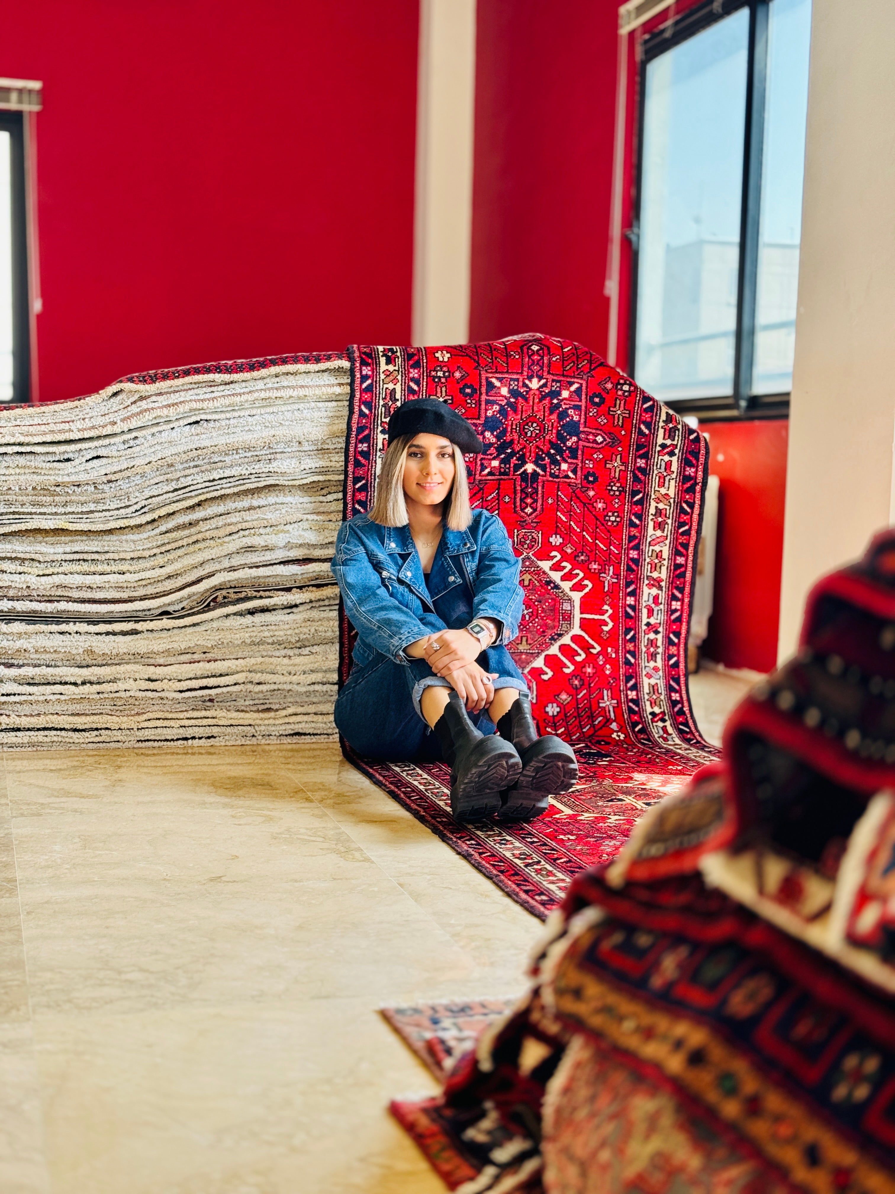 11' 3" x 3' 1" Excellent Hand-Knotted Vintage Tribal Runner Rug - Yasi & Fara