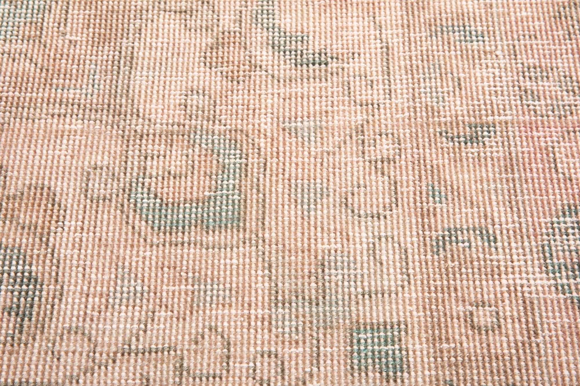 Hand-Knotted Vintage Large Wool Area Rug Faded – 13' x 9' 1" (397 x 278 cm) - Yasi & Fara