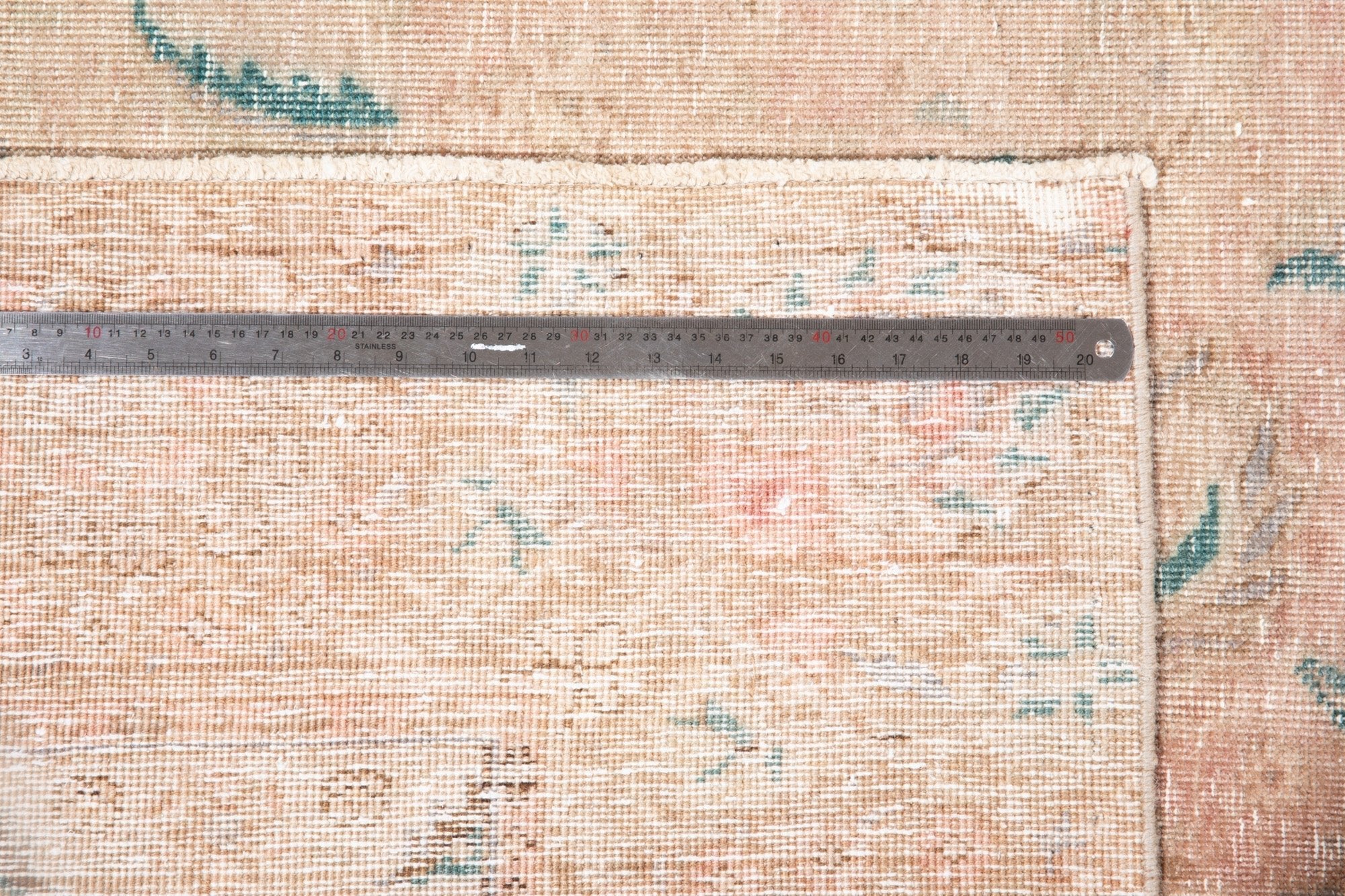 Hand-Knotted Vintage Large Wool Area Rug Faded – 12' x 8' 9" (365 x 266 cm) - Yasi & Fara