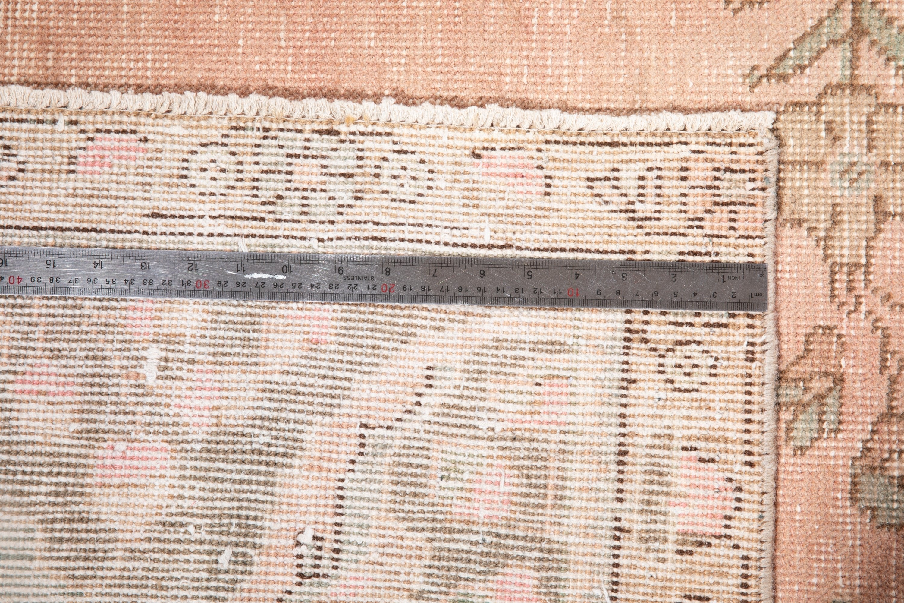Hand-Knotted Vintage Large Wool Area Rug Faded – 12' 6" x 9' 7" (380 x 293 cm) - Yasi & Fara