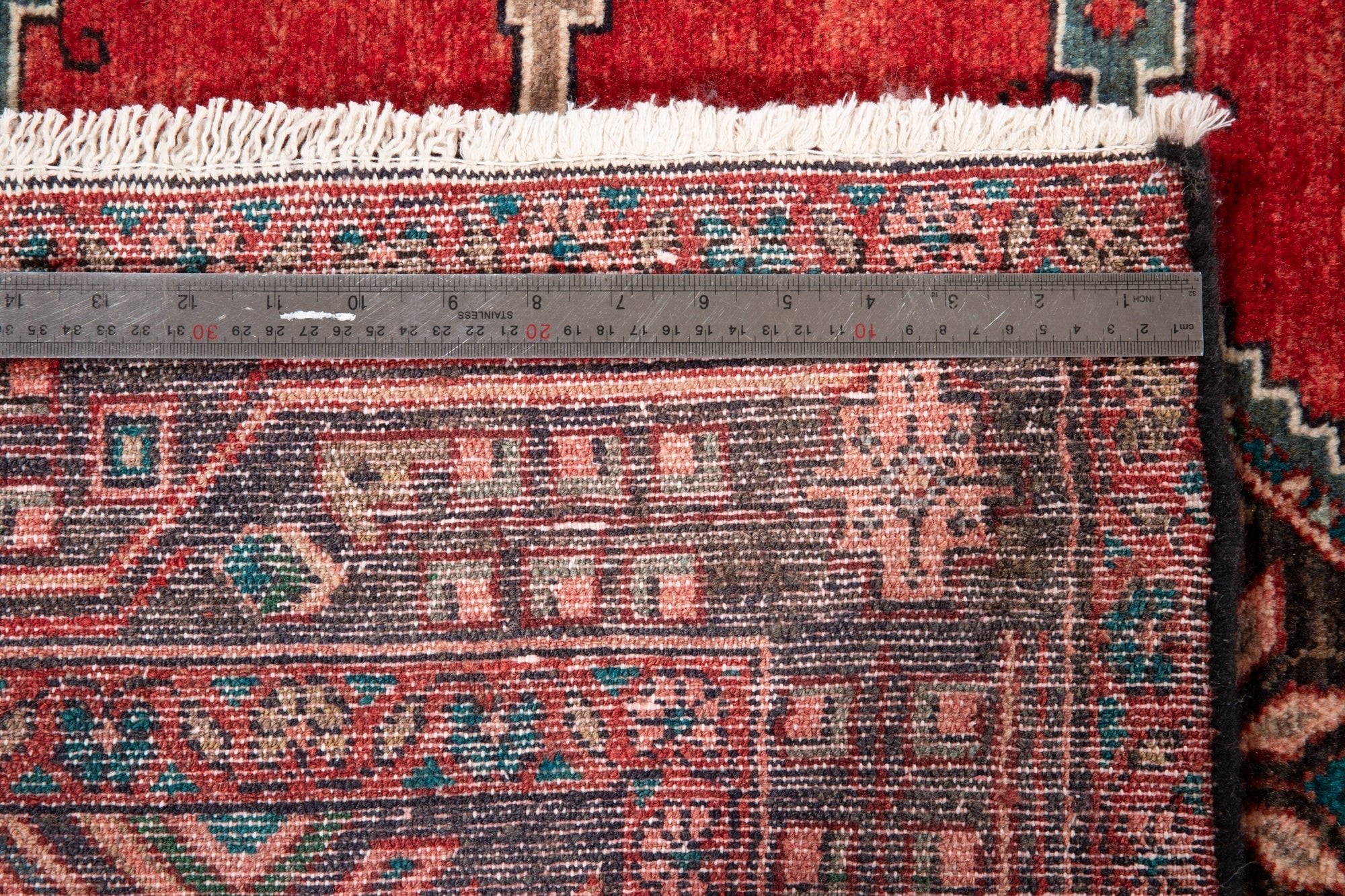 Hand-Knotted Vintage Wool Runner Rug – 9' 6" x 4' 3" (290 × 129 cm) - Yasi & Fara