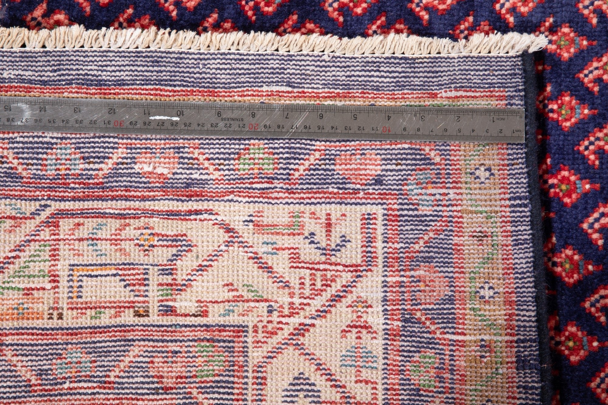 Hand-Knotted Vintage Wool Area Rug – 10' 4" x 5' 6" (315 × 168 cm) - Yasi & Fara