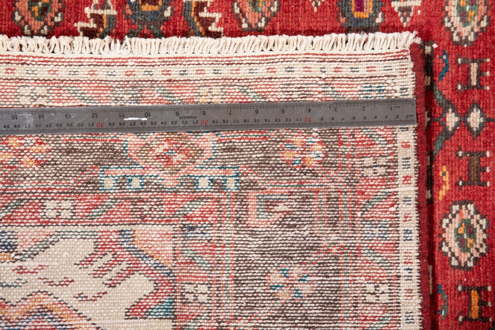 Hand-Knotted Vintage Wool Area Rug – 10' 6" x 5' 10" (321 x 178 cm) - Yasi & Fara