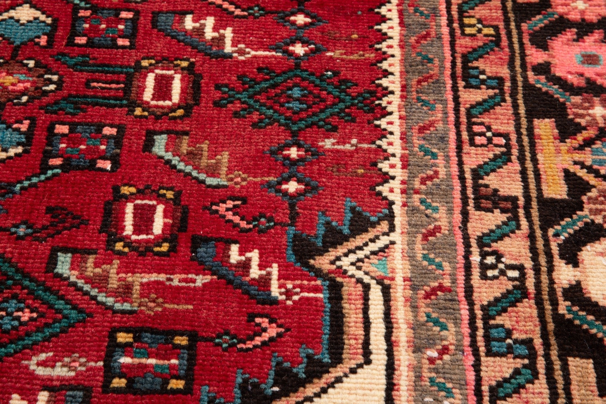 Hand-Knotted Vintage Wool Area Rug – 9' 10" x 5' 1" (299 x 155 cm) - Yasi & Fara