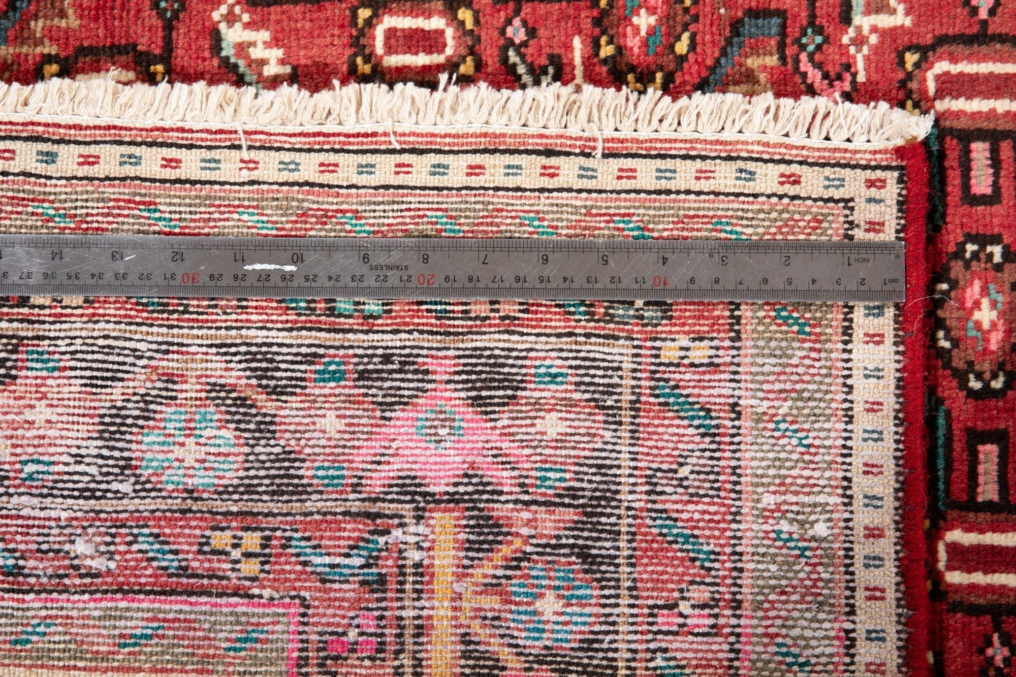 Hand-Knotted Vintage Wool Area Rug – 9' 10" x 5' 1" (299 x 155 cm) - Yasi & Fara