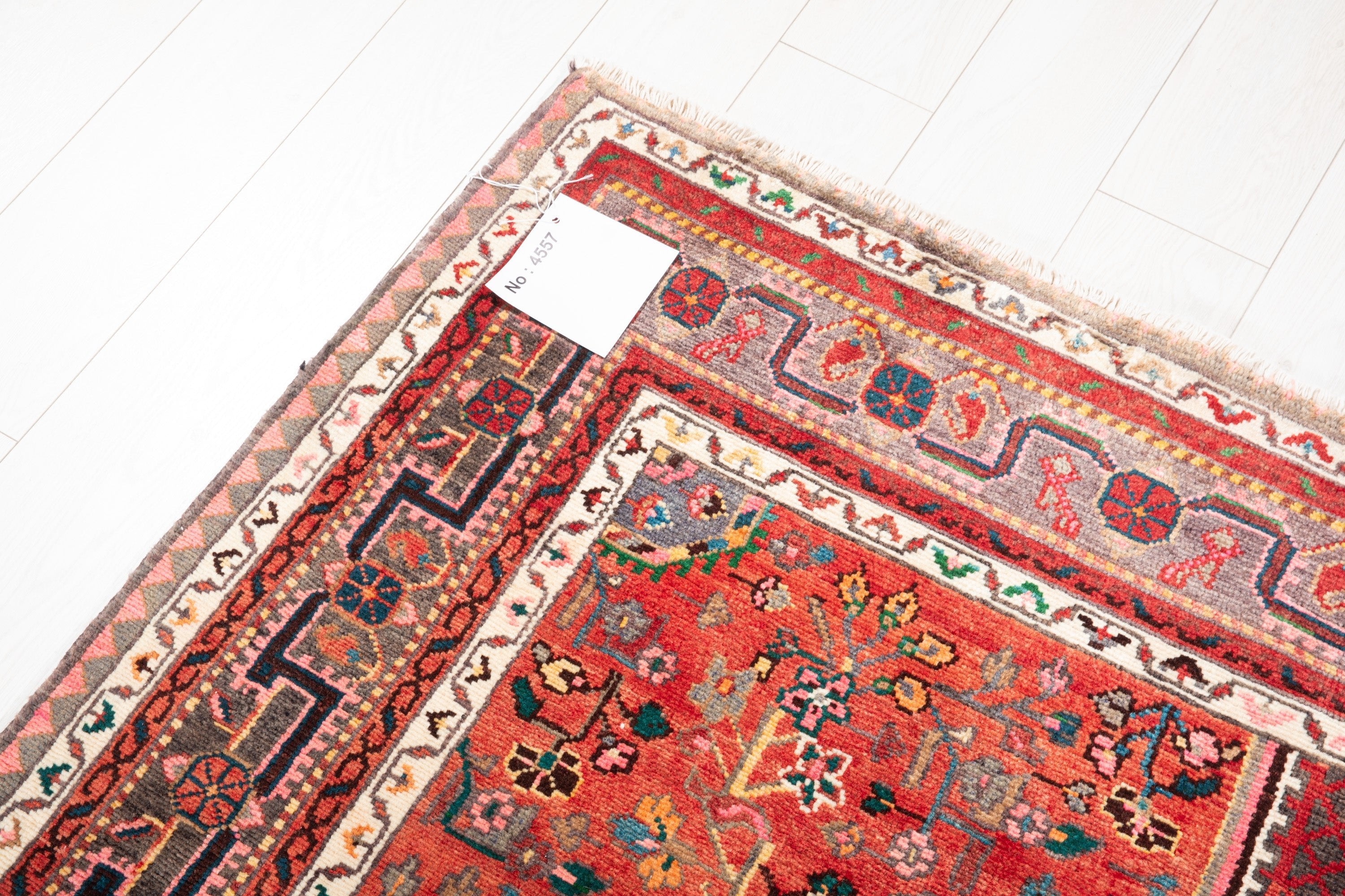 Hand-Knotted Vintage Wool Area Rug – 10' 9" x 5' 5" (328 x 165 cm) - Yasi & Fara