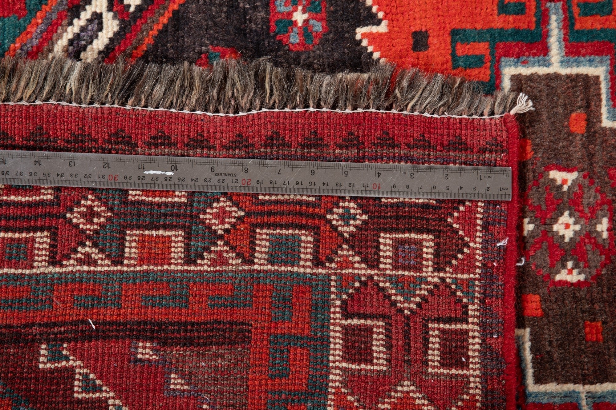 Hand-Knotted Vintage Wool Area Rug – 9' x 5' (274 × 151 cm) - Yasi & Fara