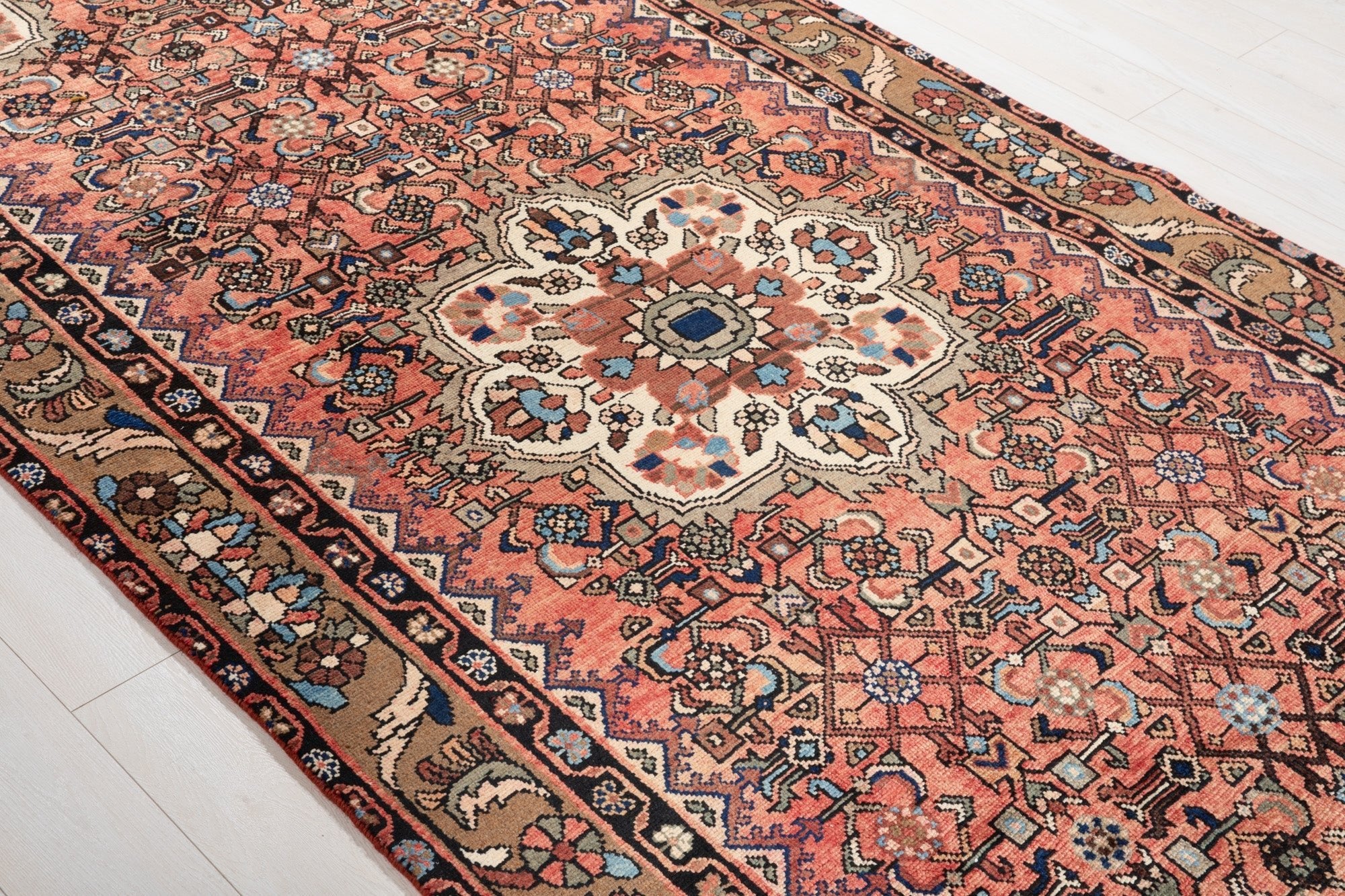 Hand-Knotted Vintage Wool Area Rug – 10' 2" x 5' 1" (309 x 154 cm) - Yasi & Fara