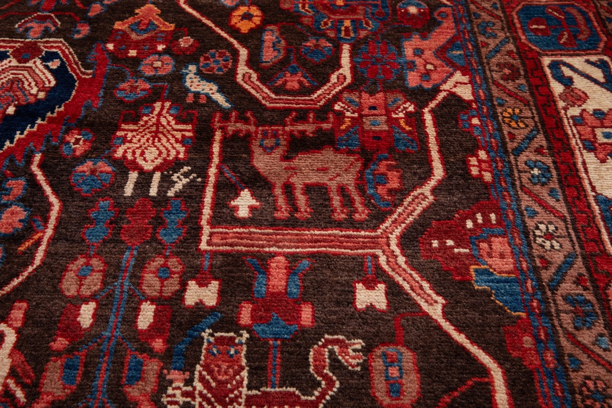 Hand-Knotted Vintage Wool Area Rug – 11' 7" x 5' 8" (354 × 173 cm) - Yasi & Fara