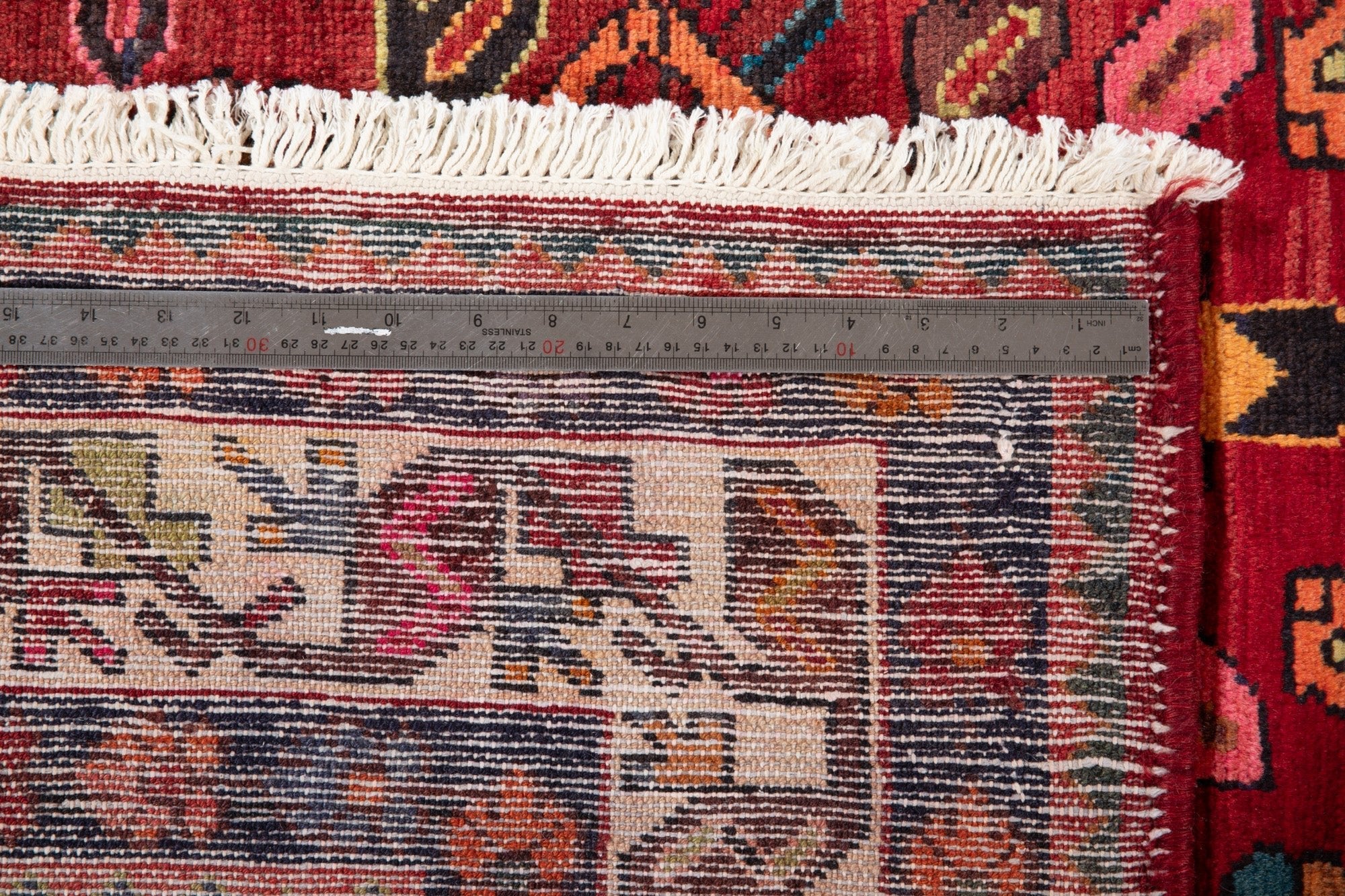 Hand-Knotted Vintage Wool Area Rug – 9' 11" x 5' 2" (302 x 157 cm) - Yasi & Fara