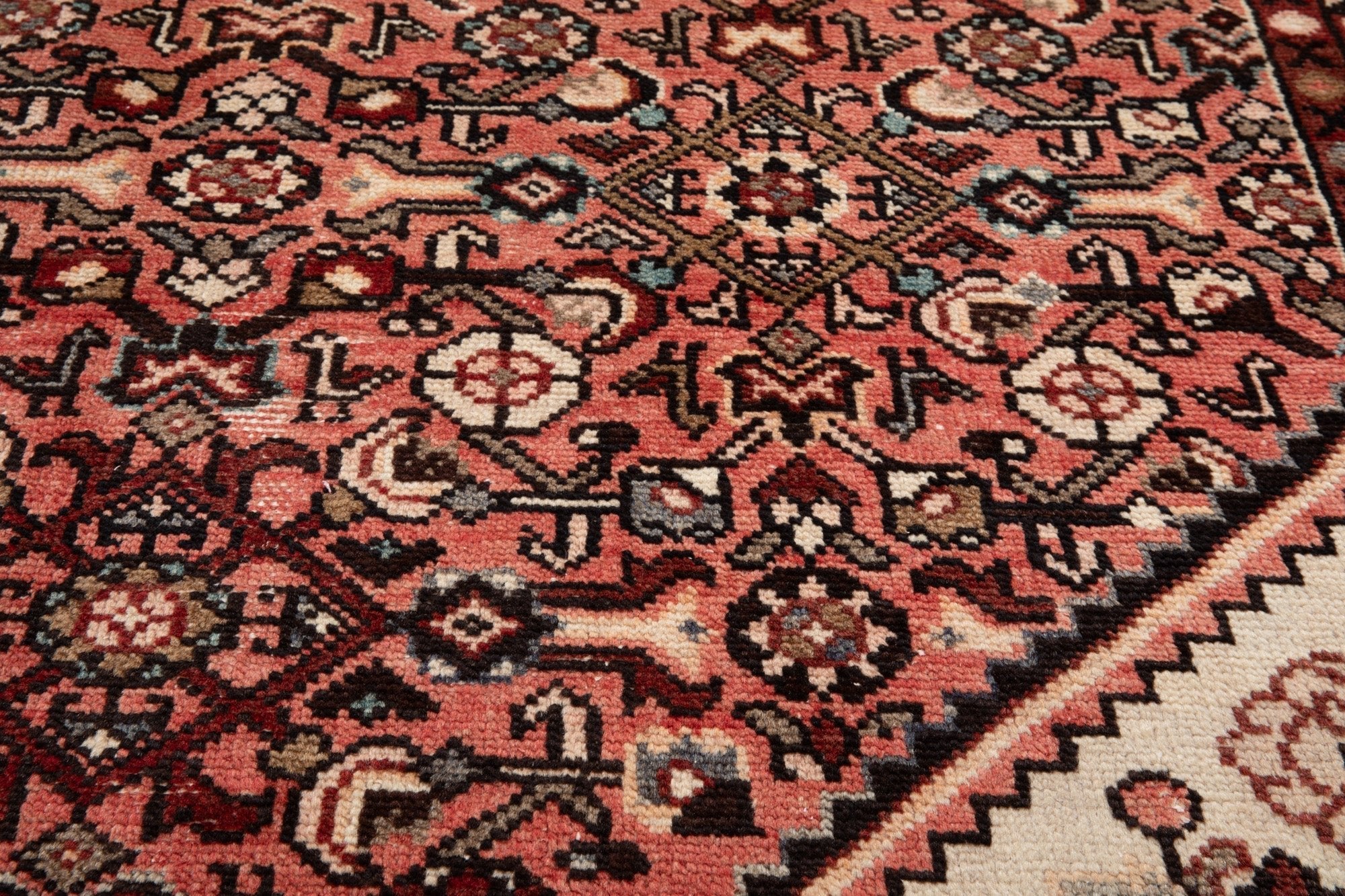 Hand-Knotted Vintage Wool Area Rug – 9' 10" x 5' 1" (299 × 155 cm) - Yasi & Fara