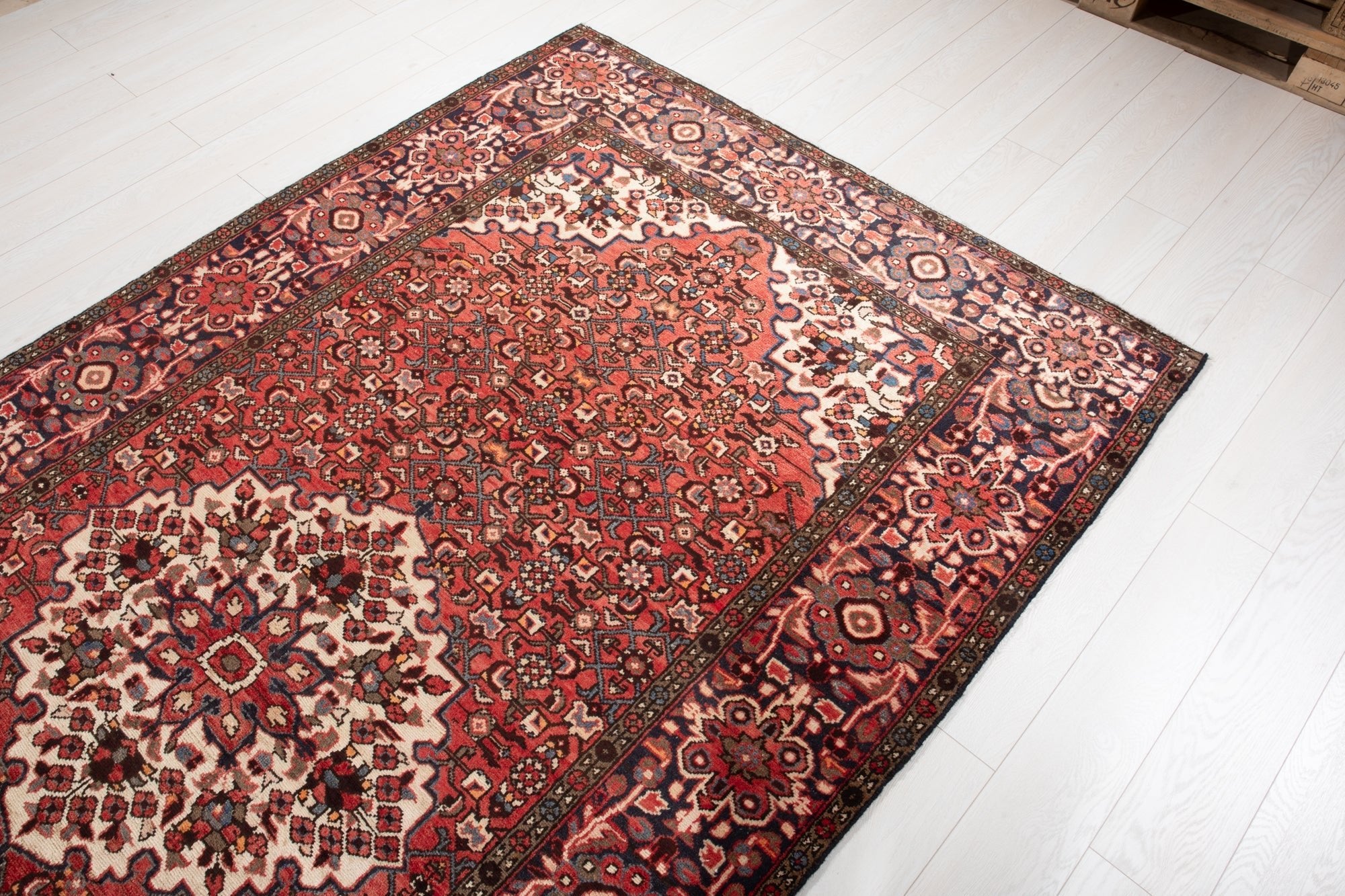 Hand-Knotted Vintage Wool Area Rug – 10' x 5' 5" (305 × 165 cm) - Yasi & Fara