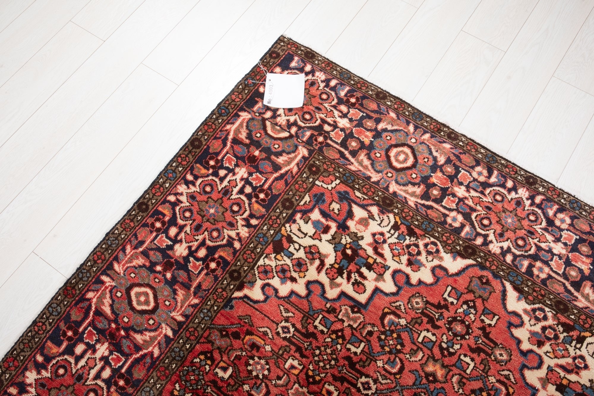 Hand-Knotted Vintage Wool Area Rug – 10' x 5' 5" (305 × 165 cm) - Yasi & Fara