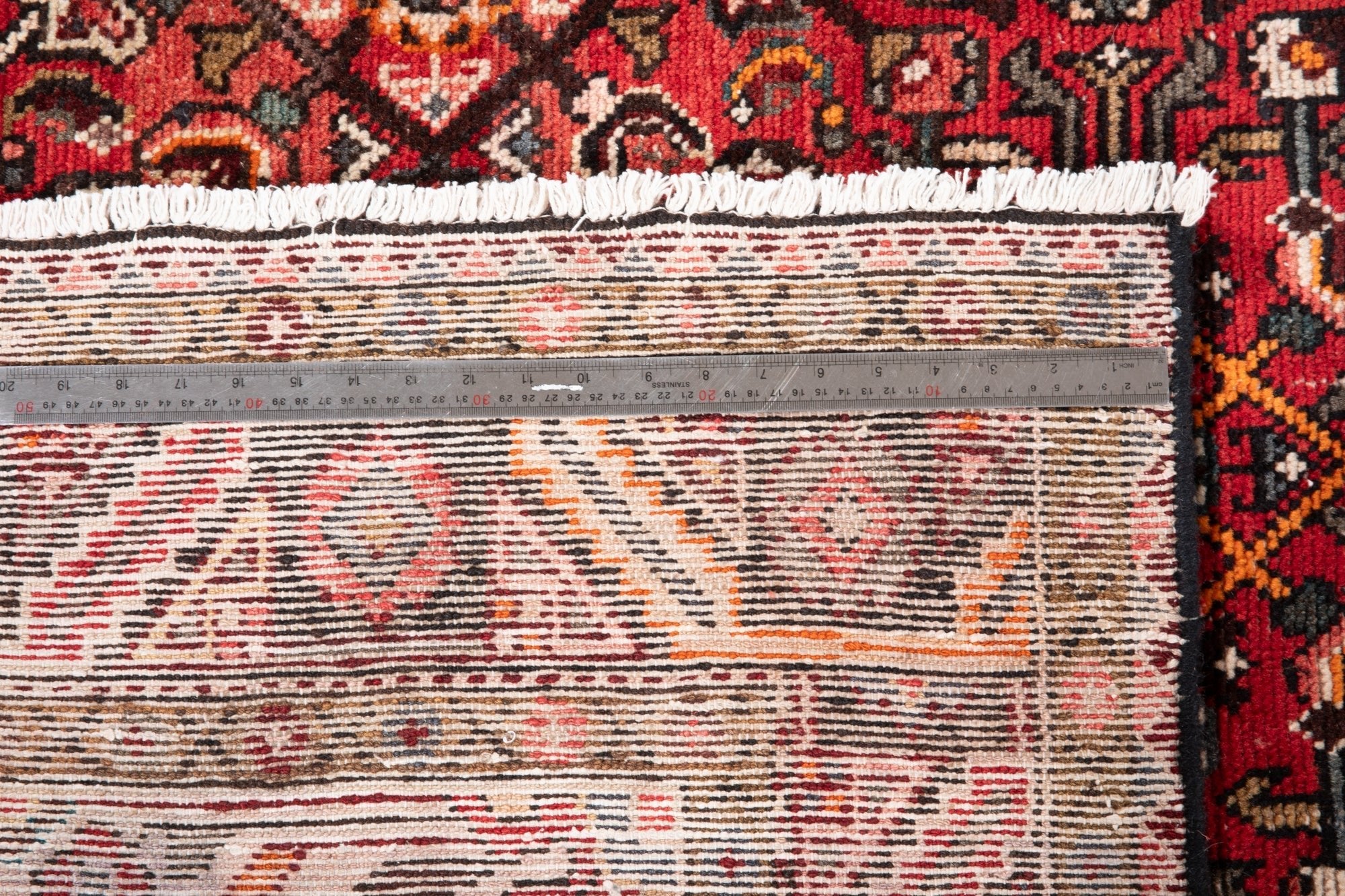 Hand-Knotted Vintage Wool Area Rug – 10' 8" x 5' 2" (325 × 157 cm) - Yasi & Fara