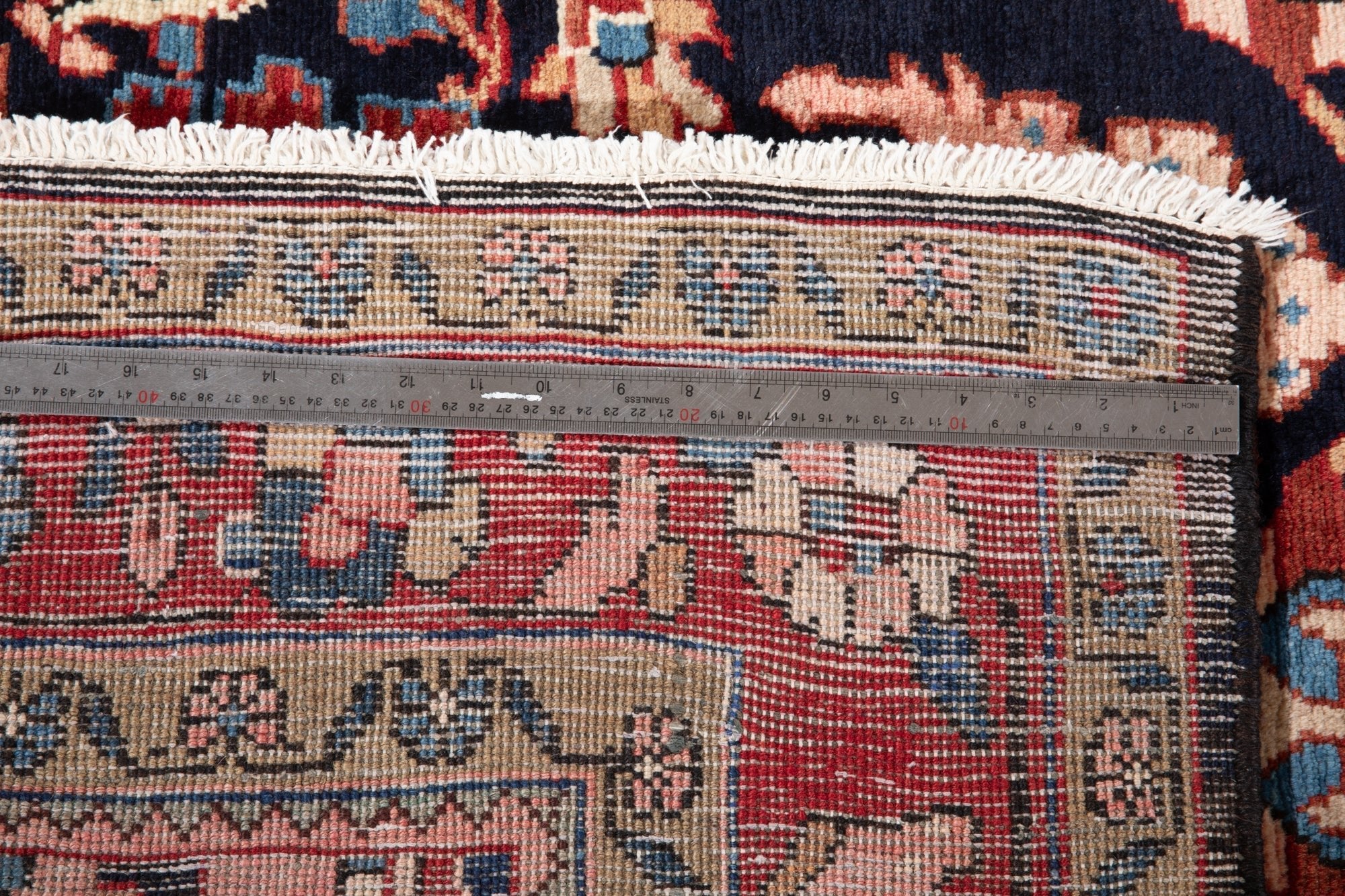 Hand-Knotted Vintage Wool Area Rug – 10' 8" x 5' 5" (324 × 166 cm) - Yasi & Fara