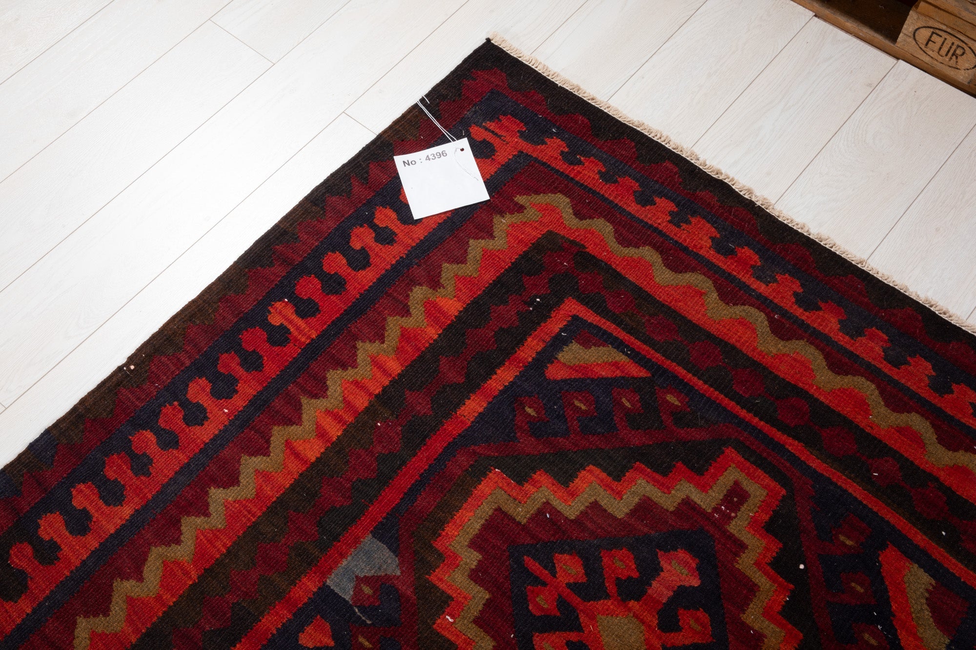 Handwoven Vintage Wool Kilim Runner Rug – 14' 7" x 4' 11" (445 × 150 cm) - Yasi & Fara