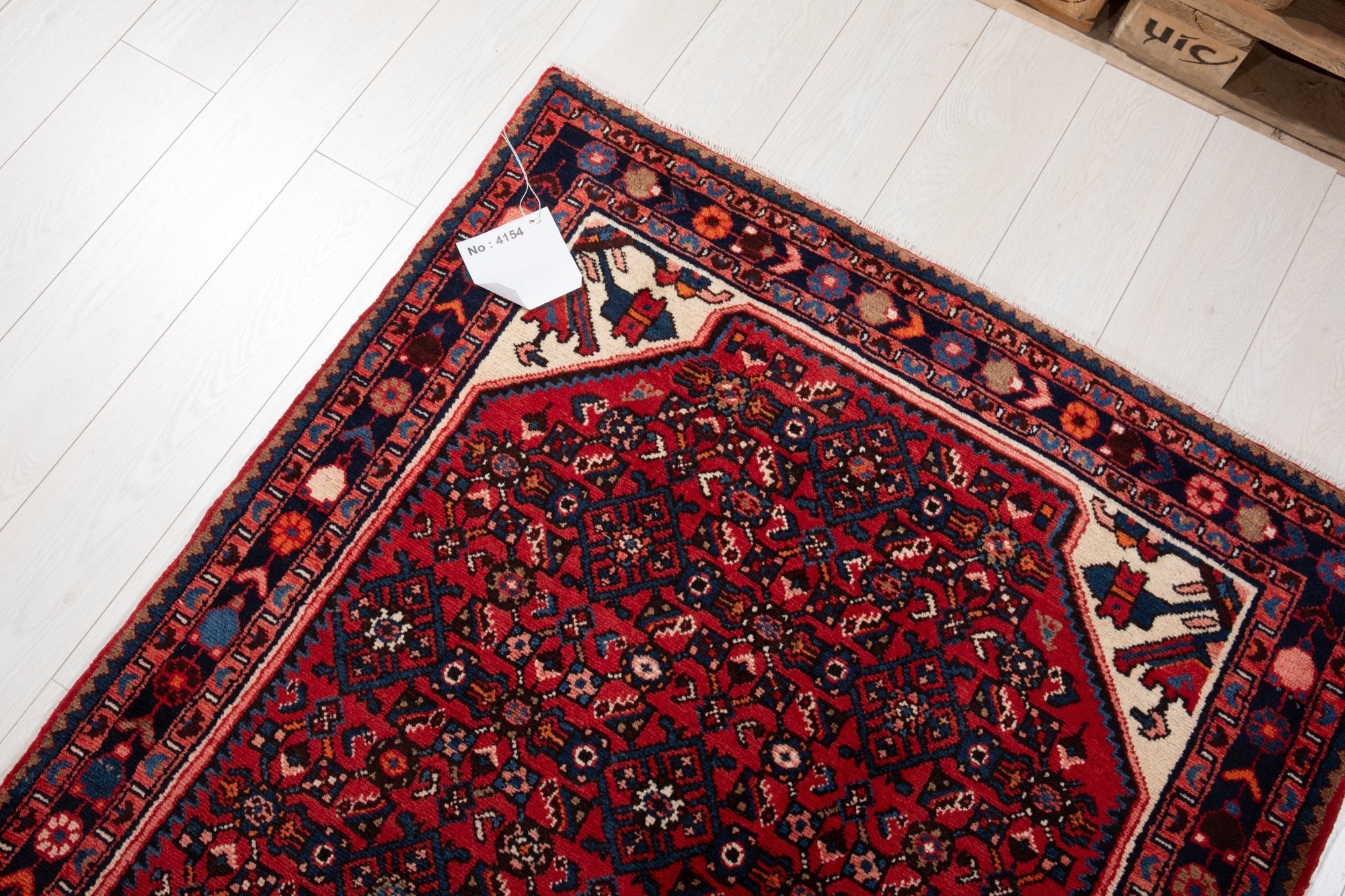Hand-Knotted Vintage Wool Runner Rug – 16' 6" x 3' 7" (504 x 109 cm) - Yasi & Fara