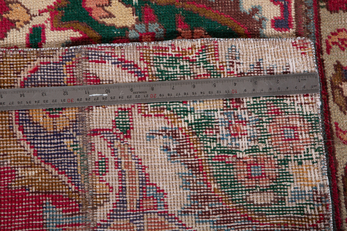 Vintage Multicolour Hand-Knotted Patchwork Rug – 6' 9" x 4' 10" (206 x 148 cm)