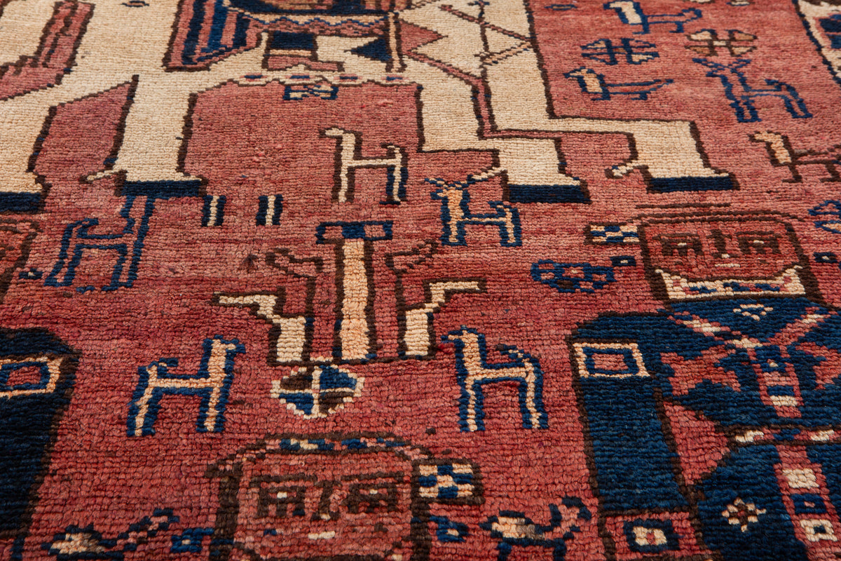 Antique Copper Hand-Knotted Wool Rug – 13' 1" x 4' 3" (399 x 129 cm)