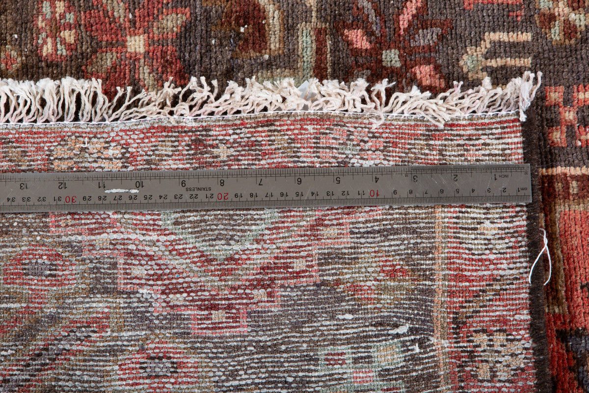 Antique Red Hand-Knotted Wool Rug – 5' 10" x 3' 1" (177 x 94 cm)
