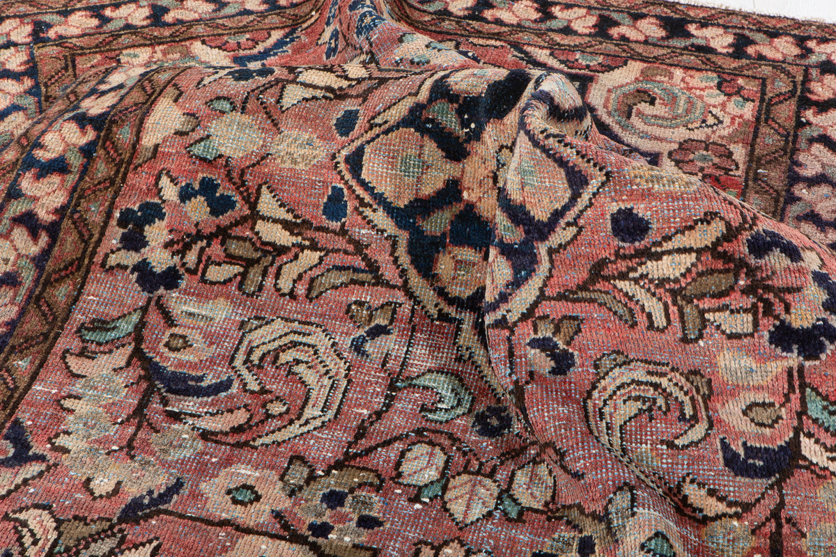 Antique Pink Hand-Knotted Wool Rug – 6' 3" x 4' 0" (191 x 123 cm)