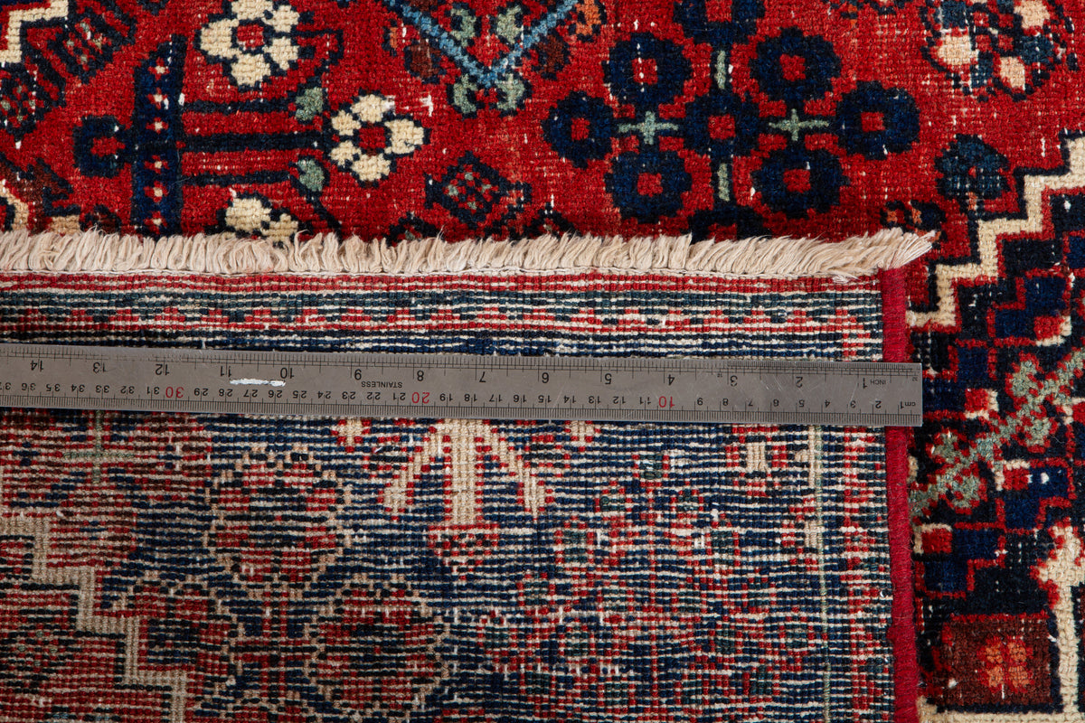 Small Antique Red Rug – 5' 5" x 3' 1" (165 x 95 cm)