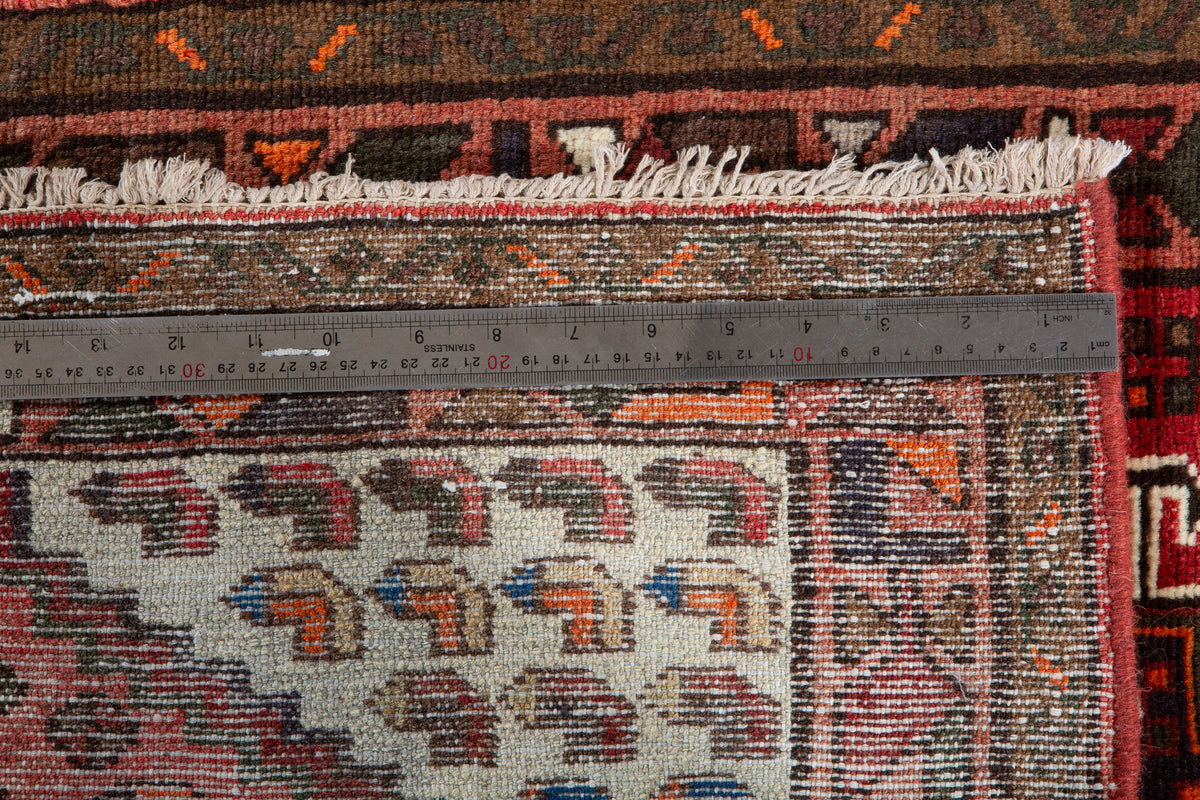Small Vintage Red Rug – 4' 0" x 2' 7" (123 x 78 cm)