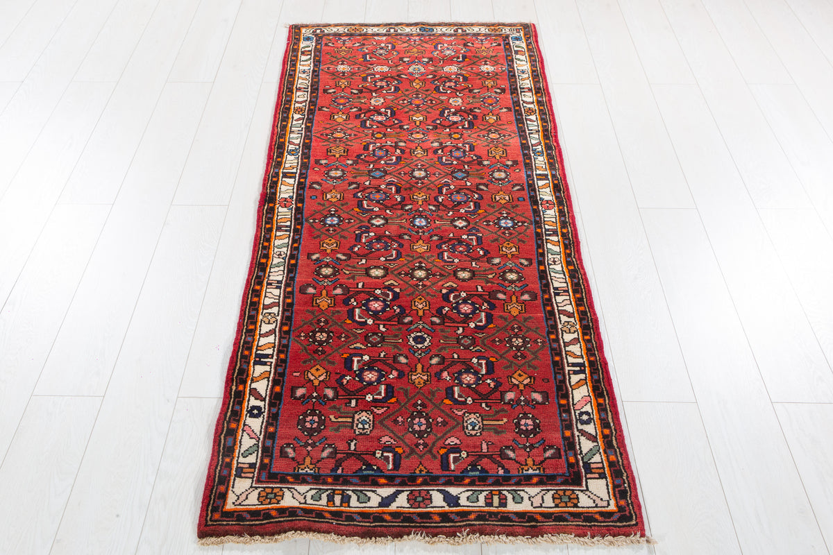 Vintage Red Rug – 6' 2" x 2' 7" (189 x 78 cm)