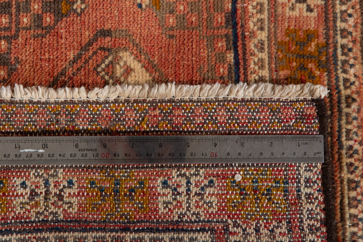 Small Antique Rust Red Rug – 2' 11" x 1' 10" (90 x 55 cm)