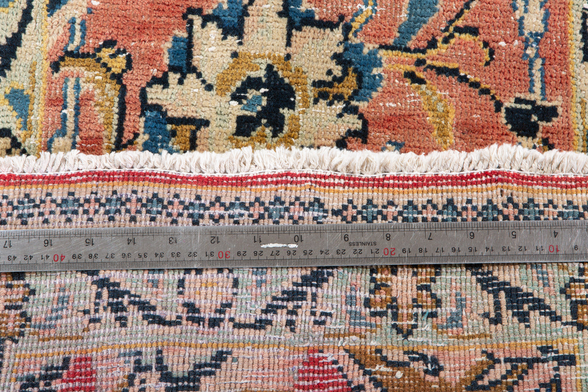 Small Antique Faded Red Rug – 3' 7" x 1' 8" (108 x 52 cm)