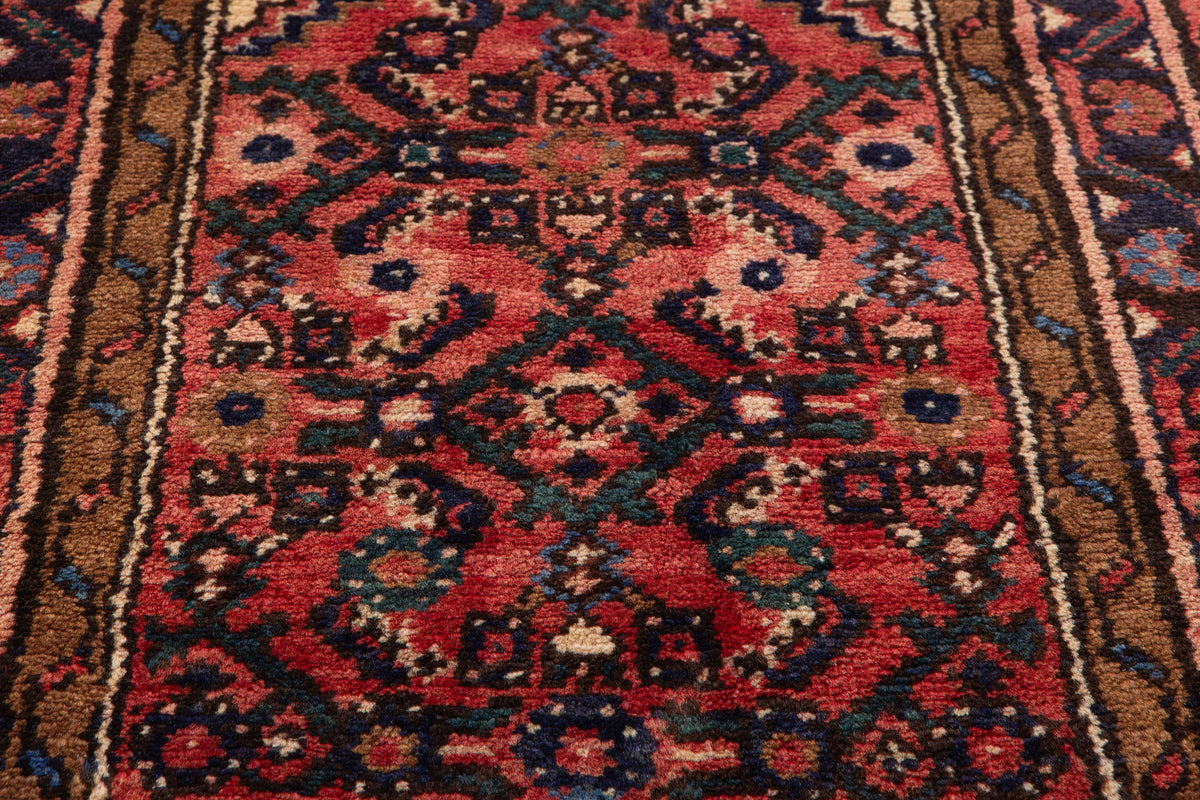 Small Vintage Red Rug – 3' 3" x 1' 11" (99 x 59 cm)