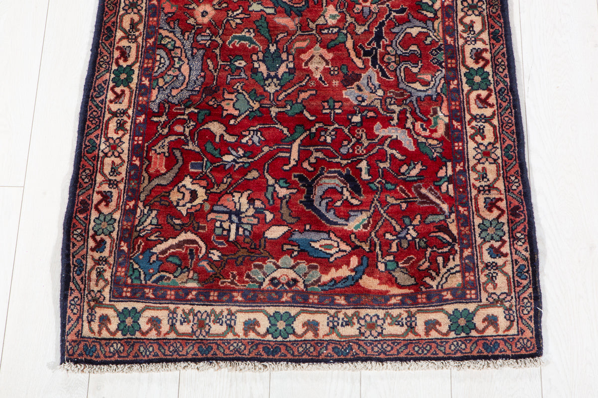 Small Antique Red Rug – 4' 1" x 2' 6" (125 x 77 cm)