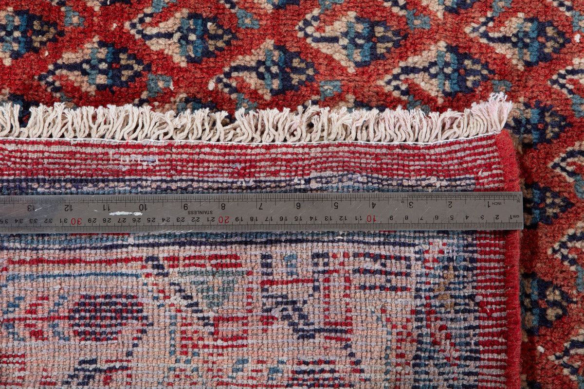 Vintage Red All-Over Area Rug – 10' 4" x 4' 0" (315 x 123 cm)