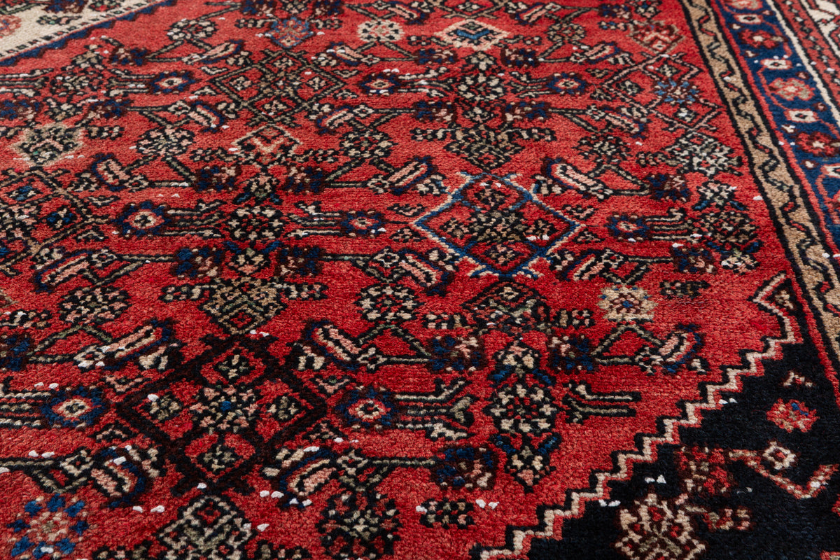 Vintage Red Geometric Rug – 11' 6" x 8' 4" (350 x 253 cm)