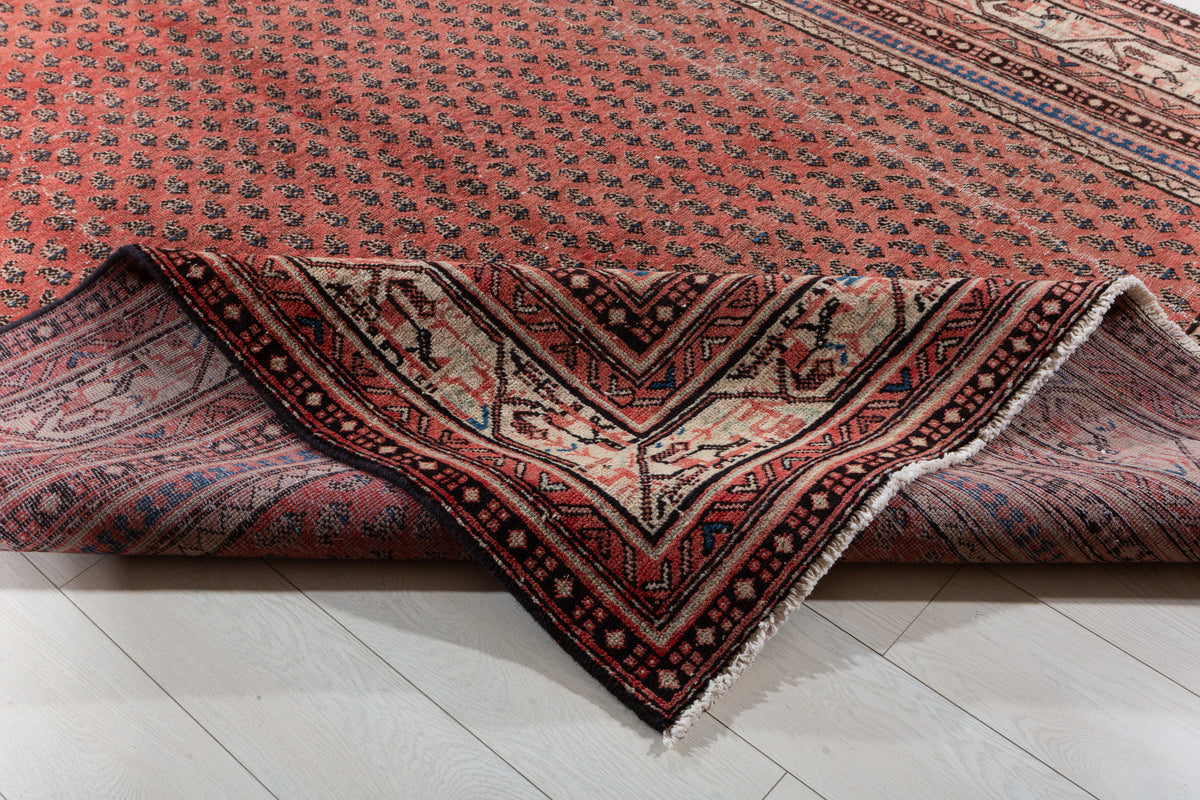 Vintage Red Allover Rug – 10' 0" x 6' 8" (305 x 203 cm)
