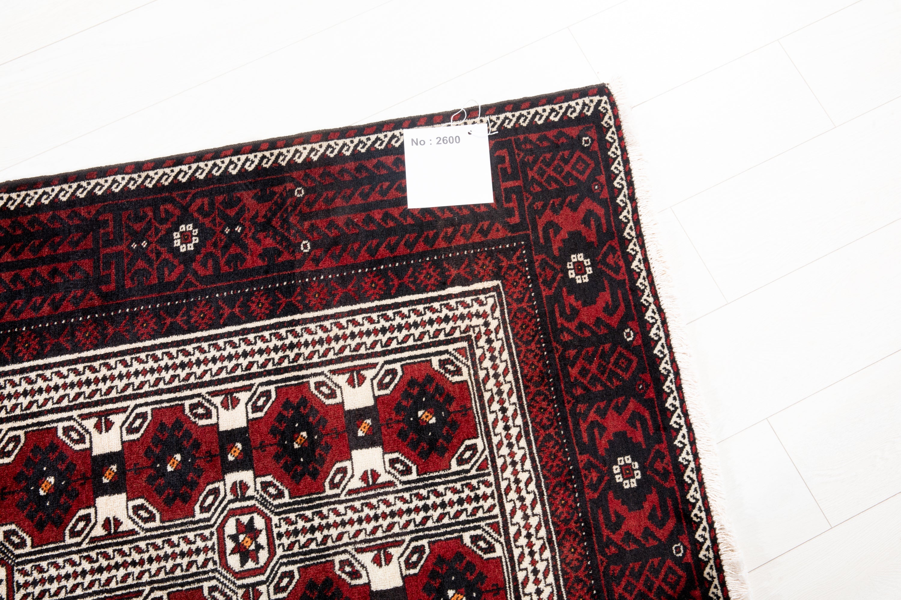 Hand-Knotted Vintage Wool Area Rug – 6' 5" x 3' 4" (195 x 102 cm) - Yasi & Fara