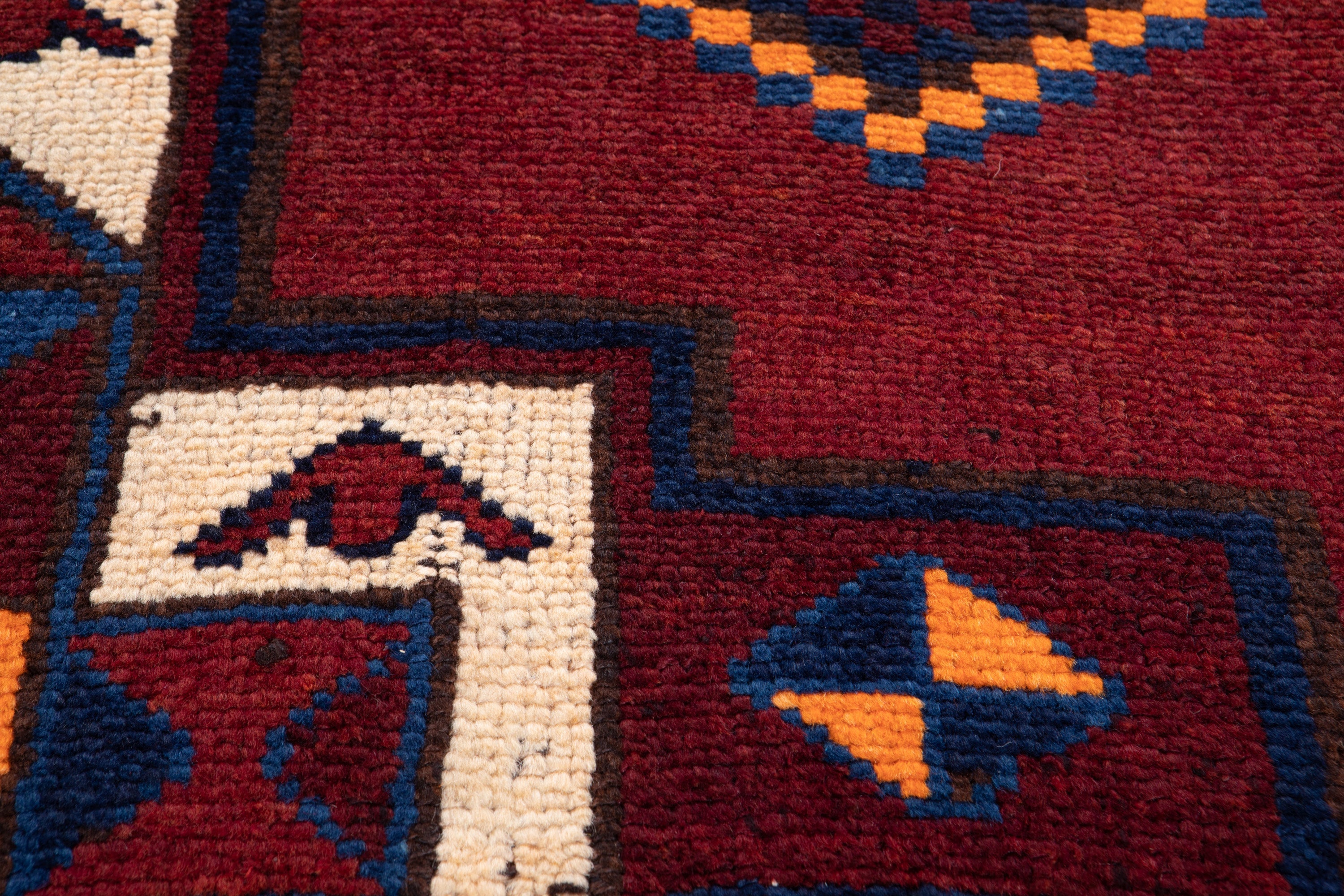 Hand-Knotted Vintage Wool Runner Rug – 14' 1" x 4' 9" (429 x 144 cm) - Yasi & Fara