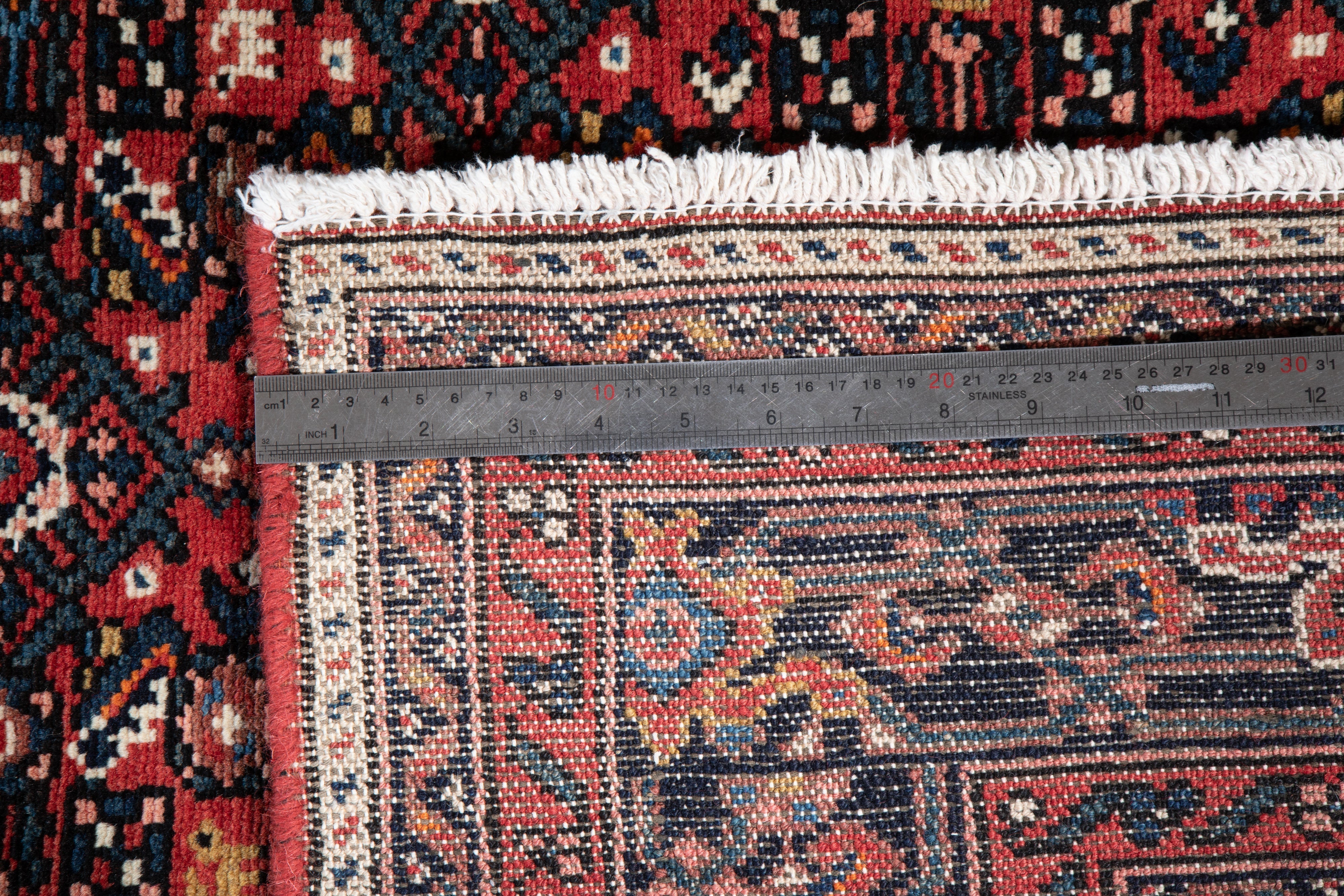 Hand-Knotted Vintage Wool Area Rug – 10' 8" x 5' (324 x 153 cm) - Yasi & Fara