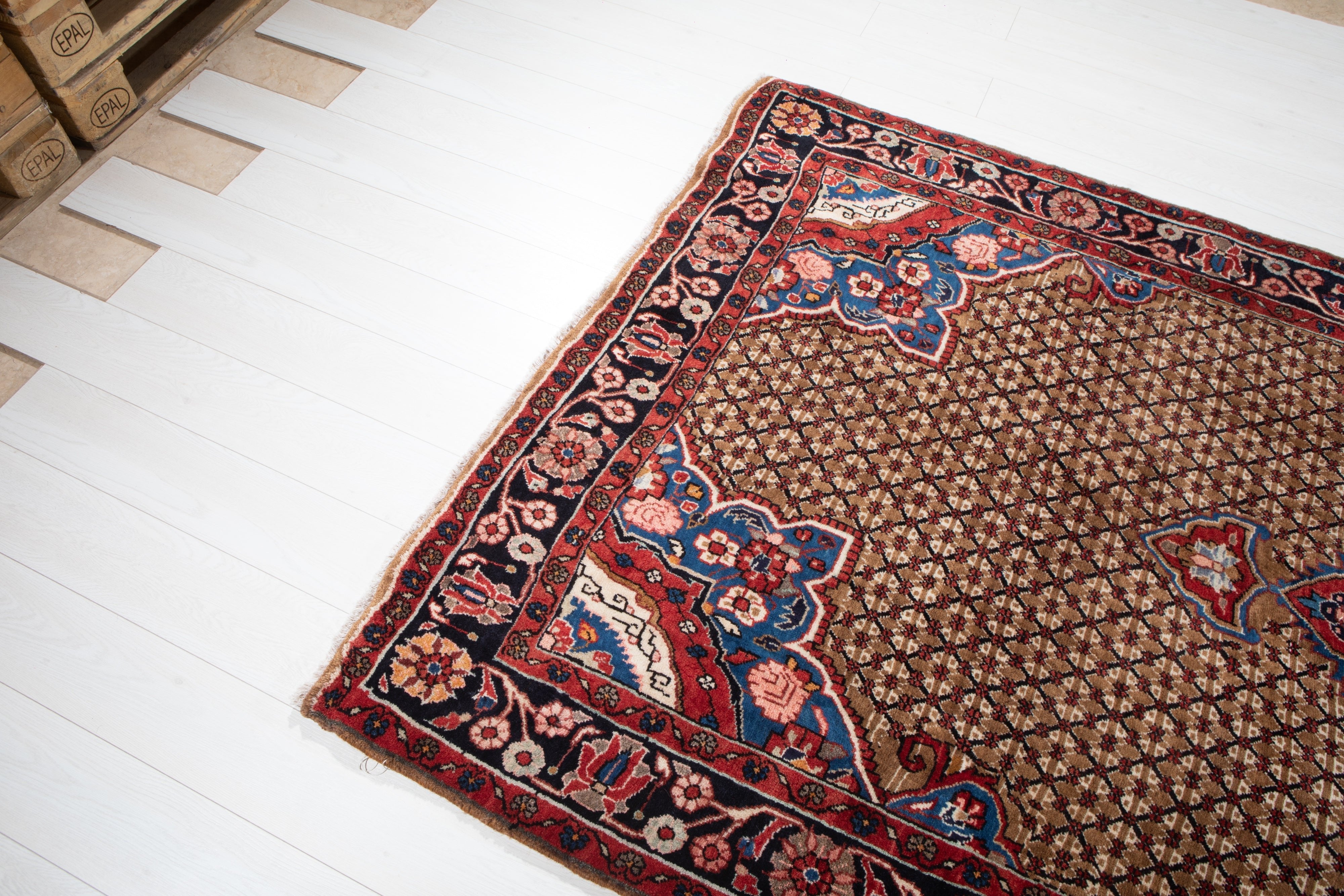 Hand-Knotted Vintage Wool Area Rug – 10' 5" x 5' 1" (317 x 155 cm) - Yasi & Fara
