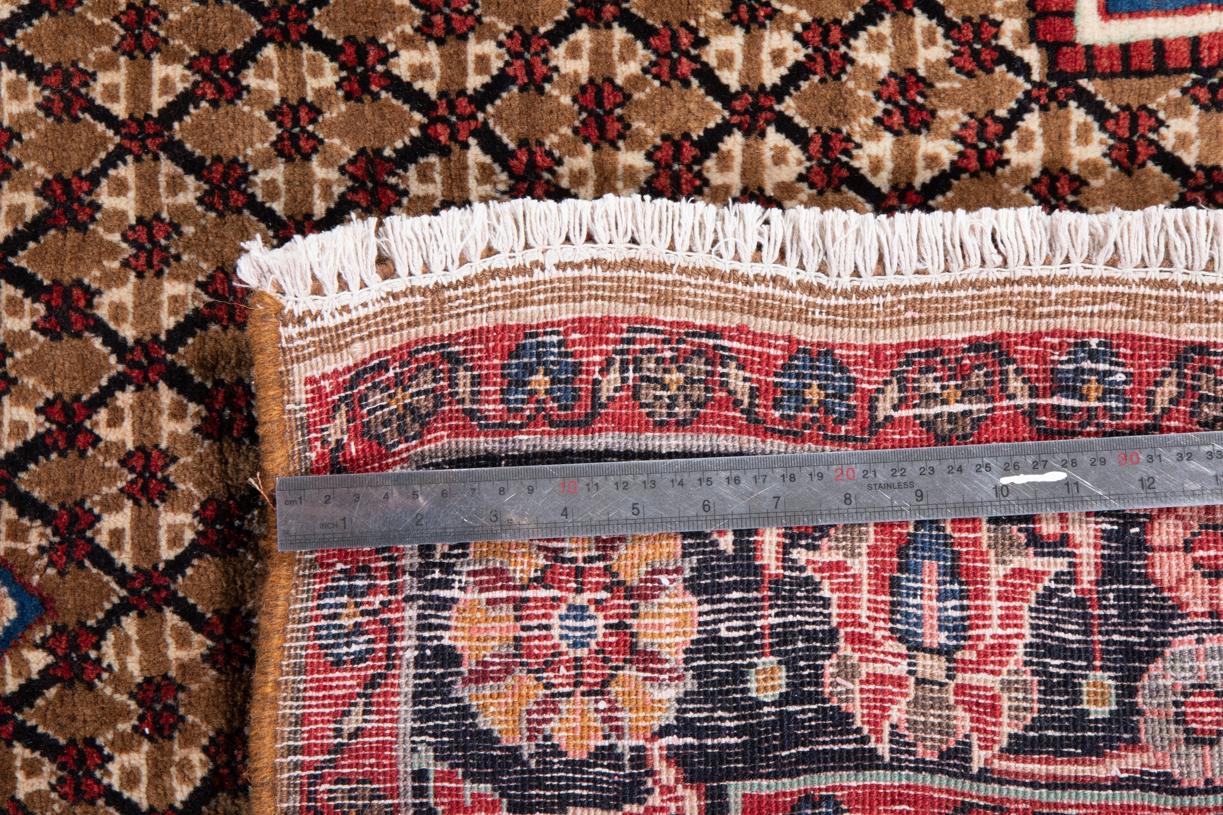 Hand-Knotted Vintage Wool Area Rug – 10' 5" x 5' 1" (317 x 155 cm) - Yasi & Fara