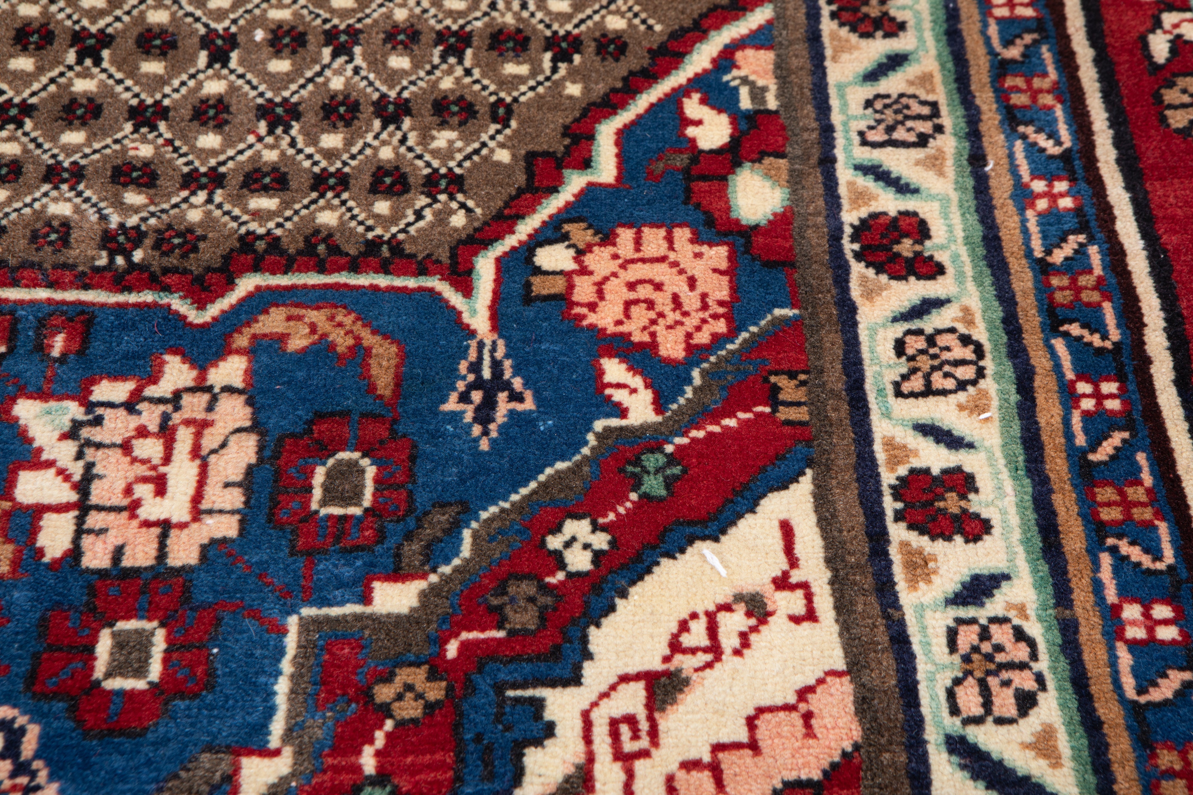 Hand-Knotted Vintage Wool Area Rug – 10' 6" x 5' 1" (320 x 156 cm) - Yasi & Fara