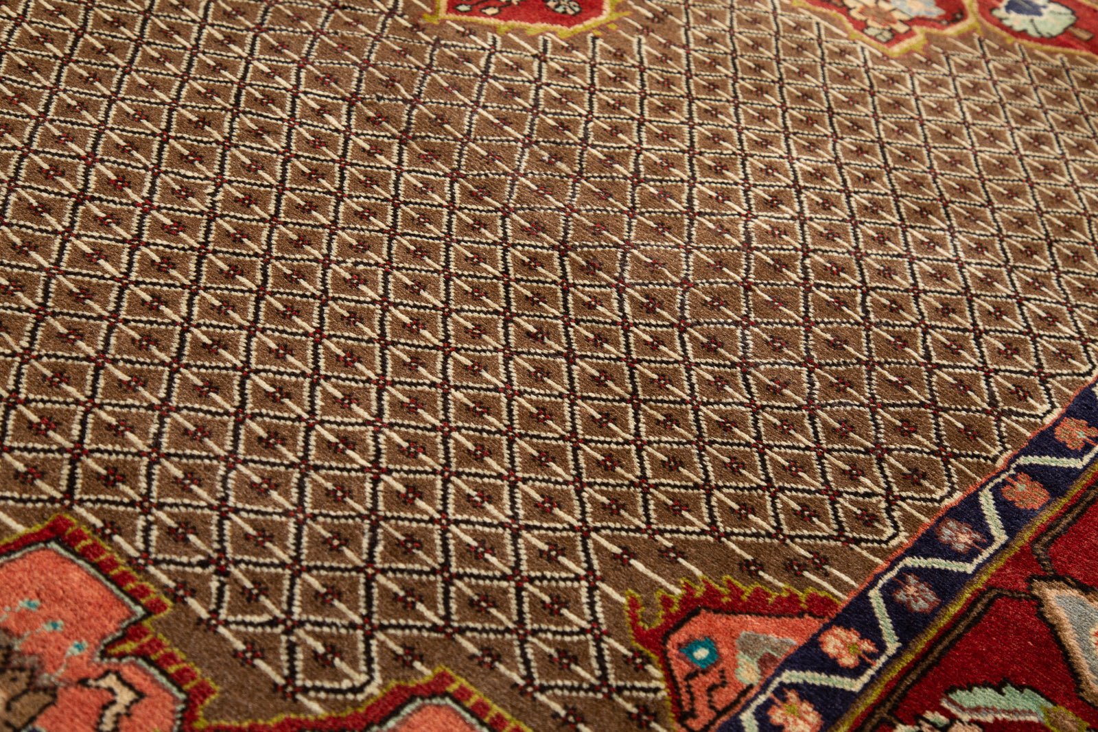 Hand-Knotted Vintage Wool Area Rug – 10' 6" x 4' 11" (320 x 151 cm) - Yasi & Fara